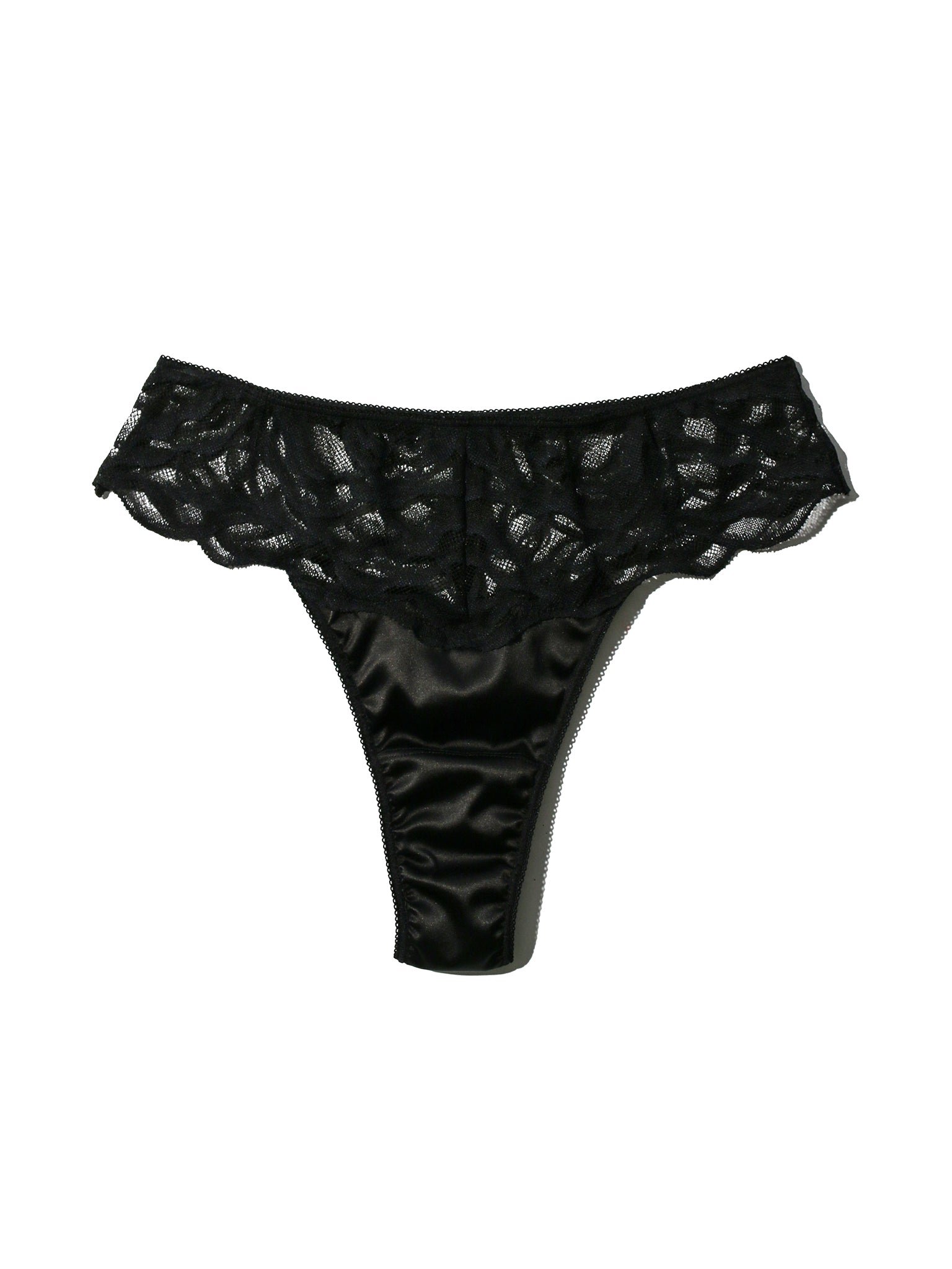 &oh™ Dark Romance Natural Rise Thong - Sexy Lace Underwear for Women, Comfortable Everyday Wear, Perfect for Date Nights & Special Occasions