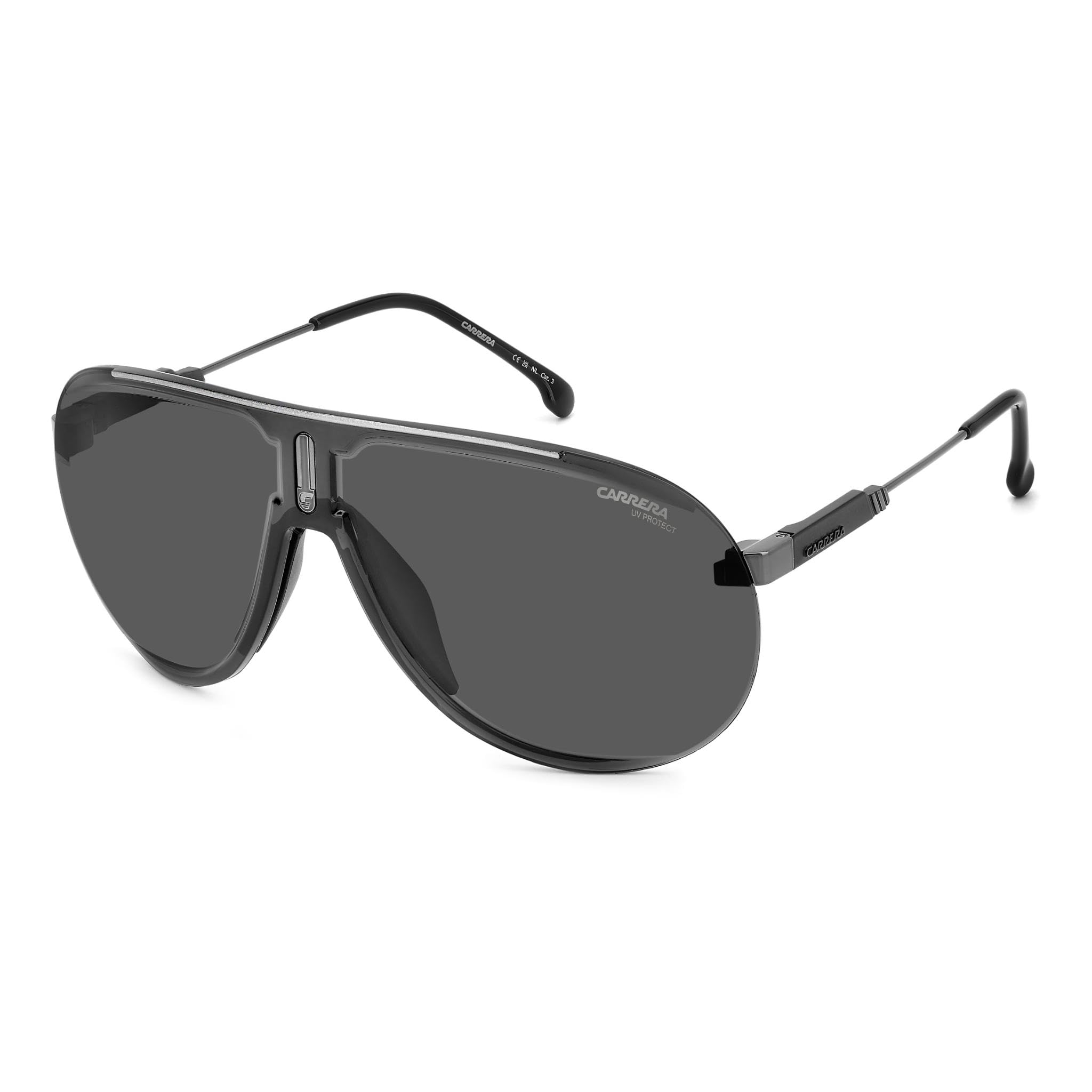 Carrera Superchampion Unisex Sunglasses for Men & Women - UV Protection, Polarized Lenses - Perfect for Driving, Running, and Outdoor Sports