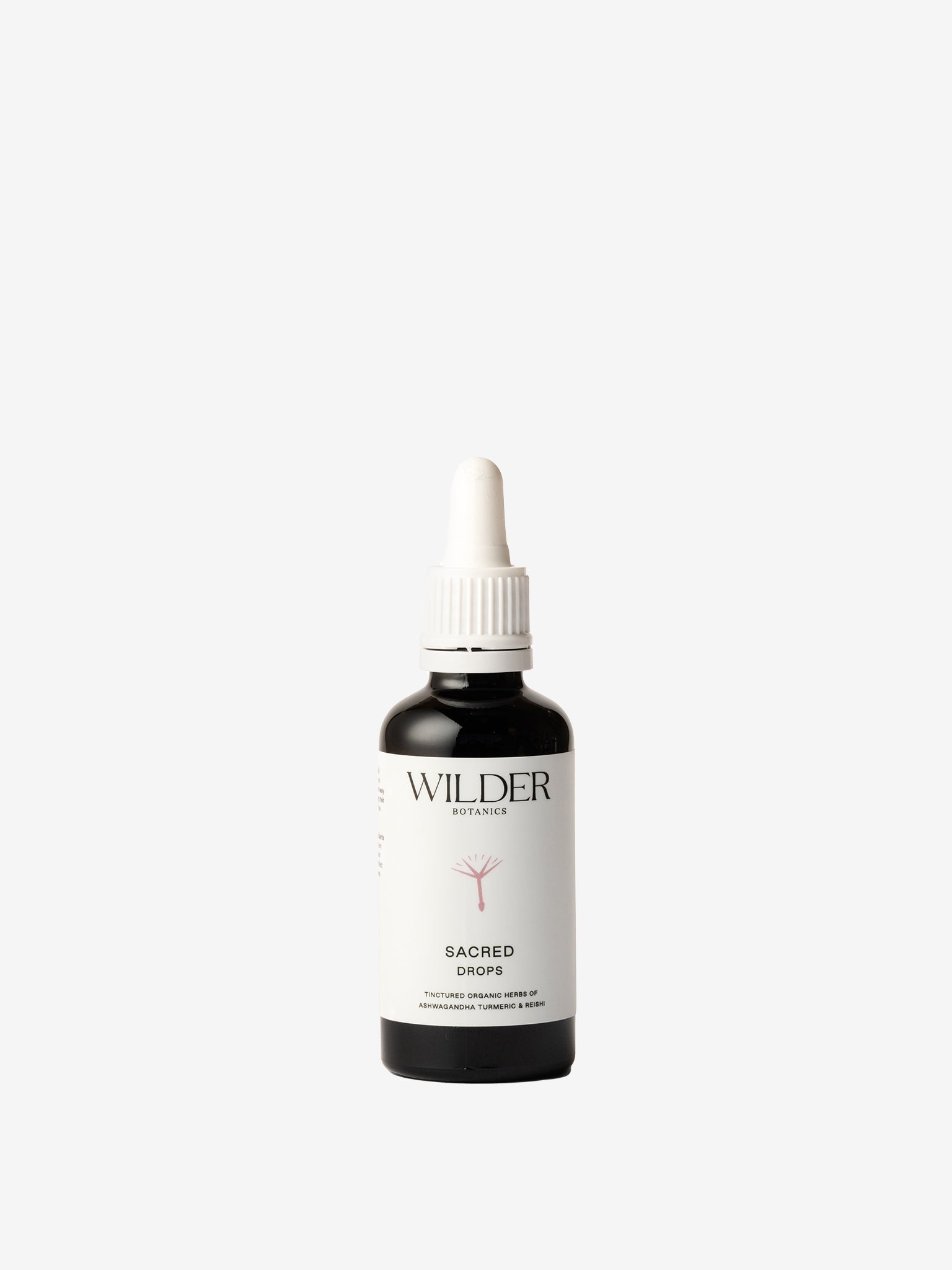 Wilder Botanics Organic Sacred Herbal Tincture - USDA Certified, Alcohol-Free, Vegan - Perfect for Stress Relief, Meditation & Wellness Rituals