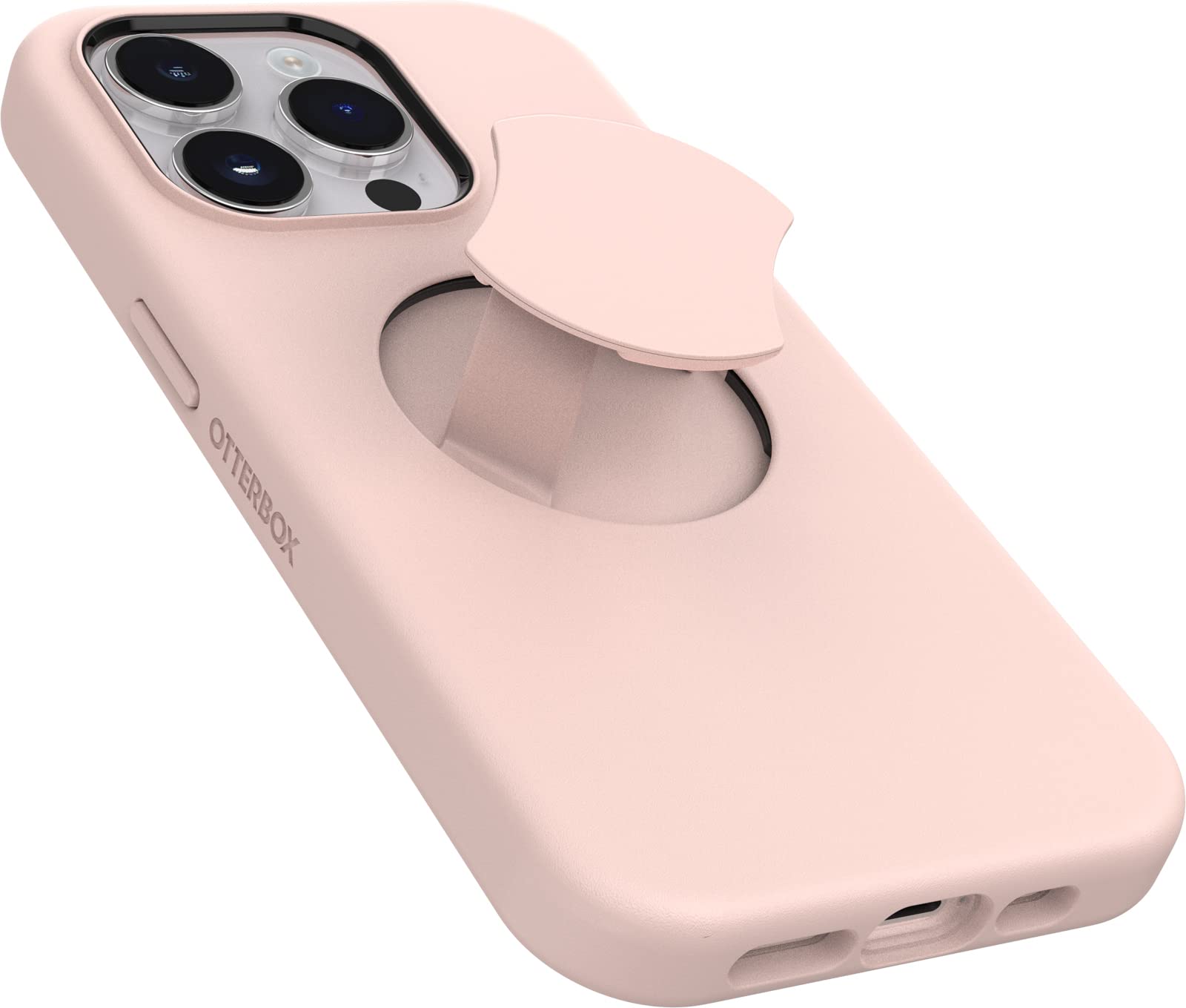 OtterBox iPhone 14 Pro Case - OtterGrip Symmetry Series with Built-in Grip | Slim Protective Cover | Magsafe Compatible | Raised Edges for Camera & Screen Protection | Made ME Blush Pink | Perfect for Everyday Use, Work & Travel
