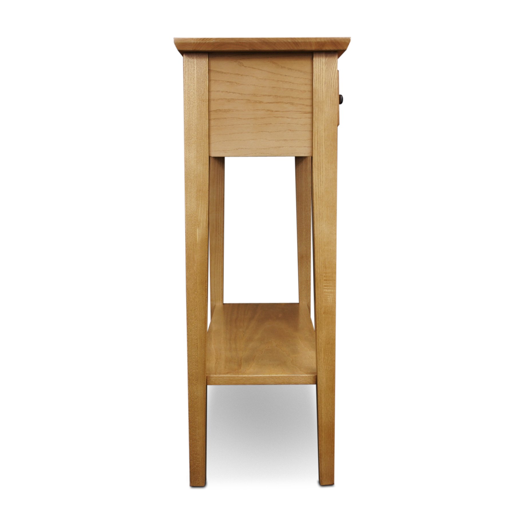 30 Inch Solid Wood Entryway Console Table with Shelf & 2 Drawers - Desert Sand Brown Sofa Table by Leick Home (10075-DS) - Perfect for Hallway, Living Room & Small Space Organization