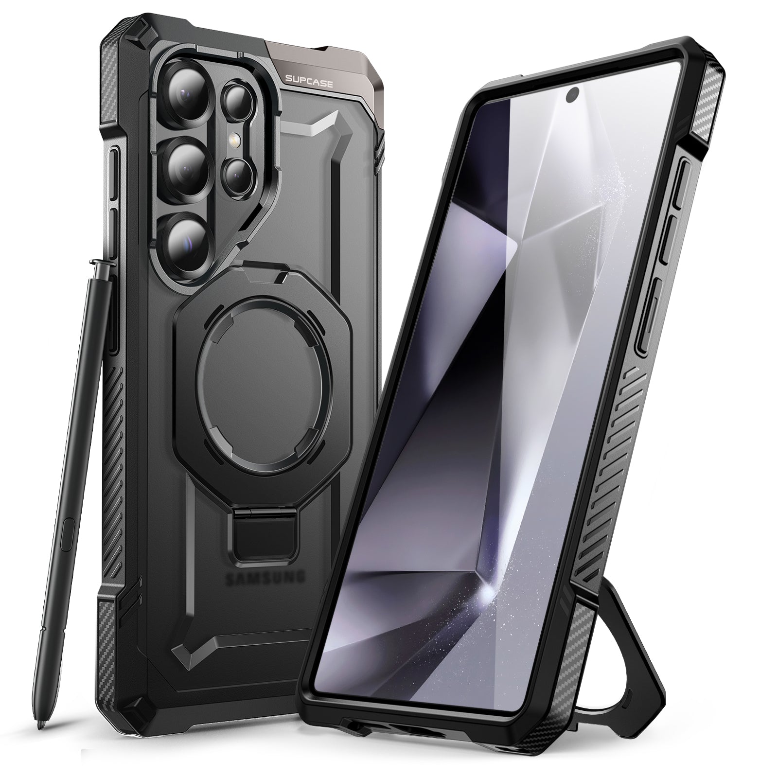 Samsung Galaxy S25 Ultra UB Grip MagSafe Compatible Phone Case - Shockproof Protective Cover with Secure Magnetic Mount for iPhone Accessories | Perfect for Driving, Workouts & Everyday Use