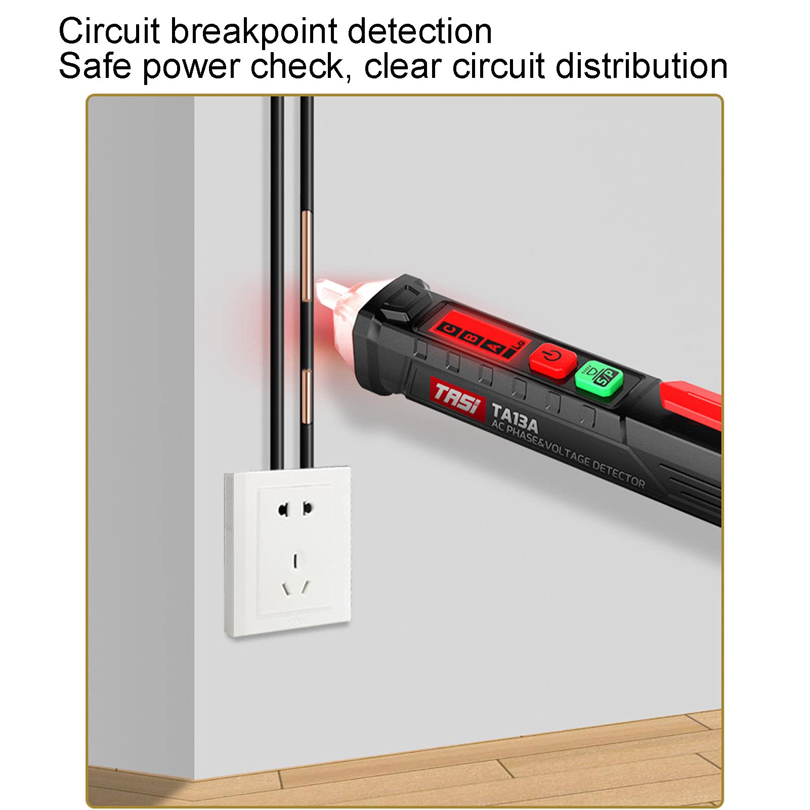 Stable and Efficient Home Circuit Tester - Professional Hand Tools for Electrical Work | Perfect for DIY Home Repairs and Electrician Use