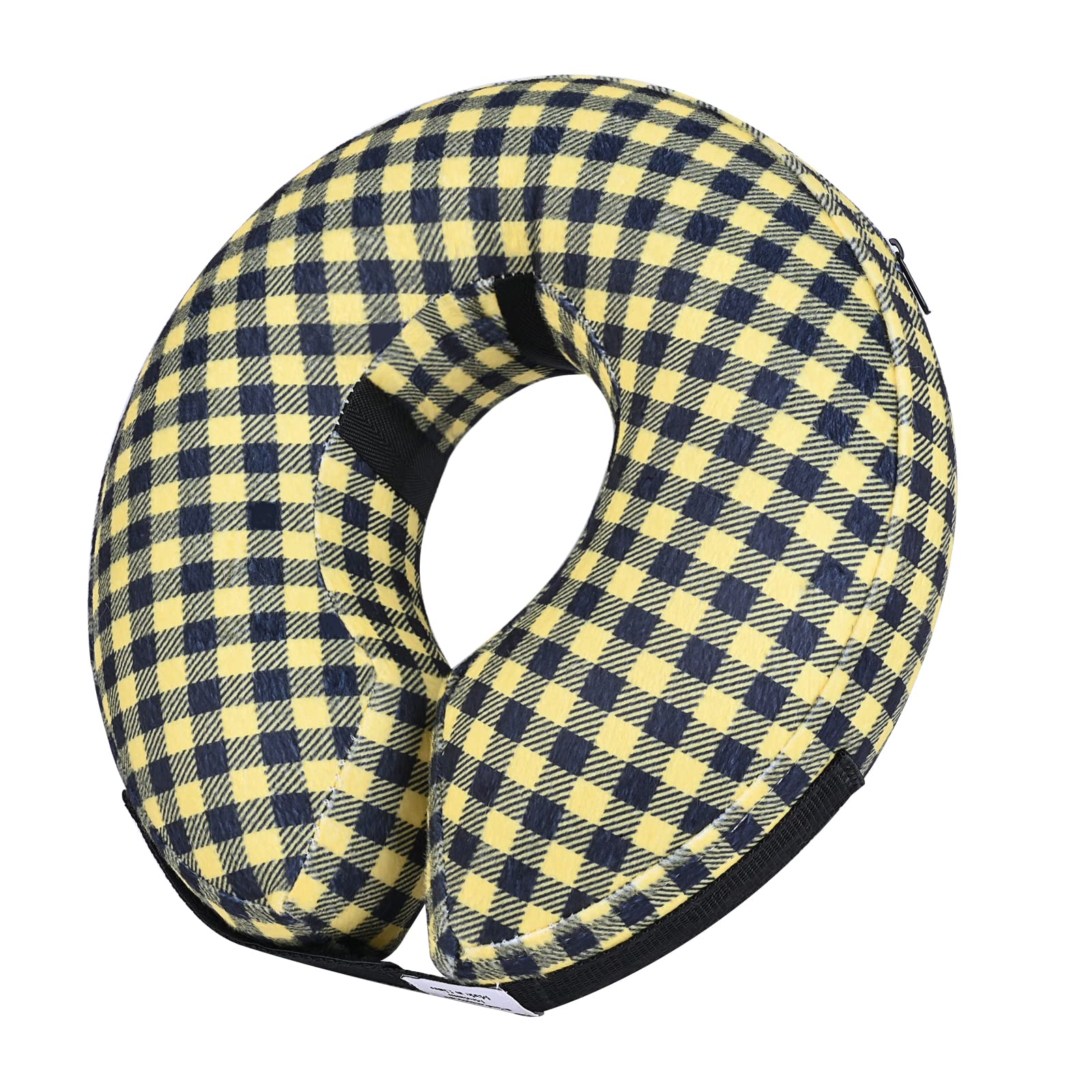 **Katoggy Inflatable Dog Cone Collar – Soft Adjustable Blow Up Donut E-Collar for Small, Medium & Large Dogs & Cats – Post-Surgery Recovery & Wound Protection – Comfortable Alternative to Plastic Cones**    *(Use Case: Ideal for post-surgery recovery, wound protection, and preventing pets from licking or scratching injuries.)*
