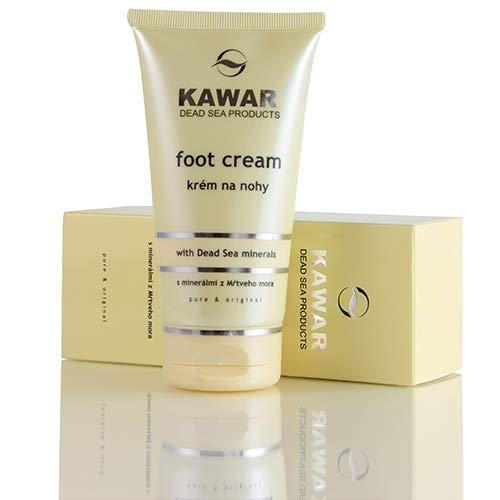Dead Sea Minerals Foot Cream 150ml - Deep Moisturizing & Cracked Heel Repair - Made in Jordan - Perfect for Dry, Rough Feet & Nighttime Foot Care