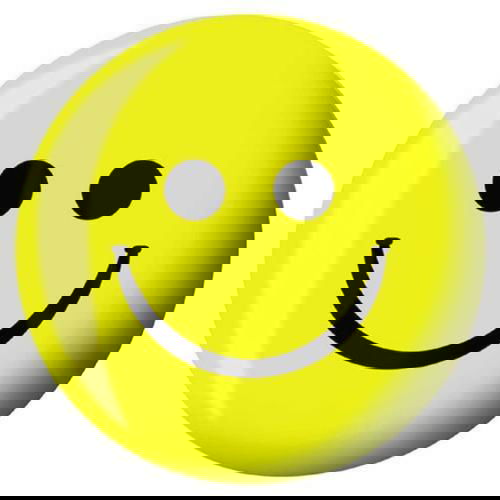 Brunswick Smiley Face Viz-A-Ball Bowling Ball for Kids & Beginners – Fun & Colorful Bowling Accessory for Parties, Gifts & Family Game Nights