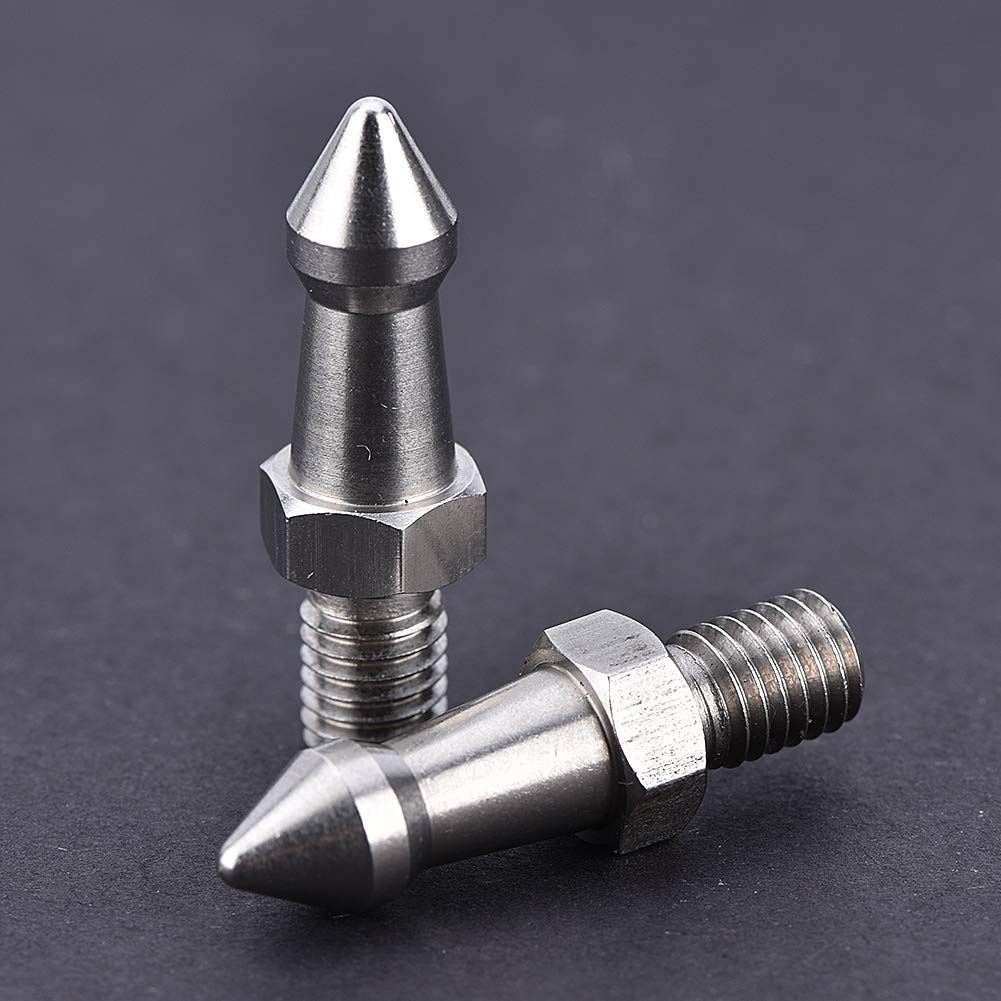 Stainless Steel M8 Screw Replacement Spike for Tripods - Camera Accessory & Mounting Part - Perfect for Outdoor Photography, Vlogging, and Studio Shoots