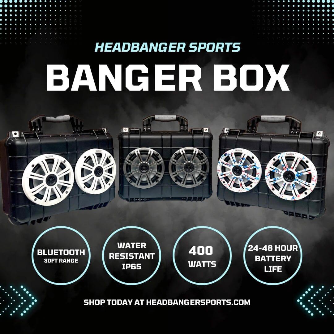 200W Portable Bluetooth Speaker - BANGER BOX Wireless Outdoor Speaker with Powerful Bass, IPX5 Waterproof, 30H Playtime - Perfect for Parties, Beach, Camping & Travel