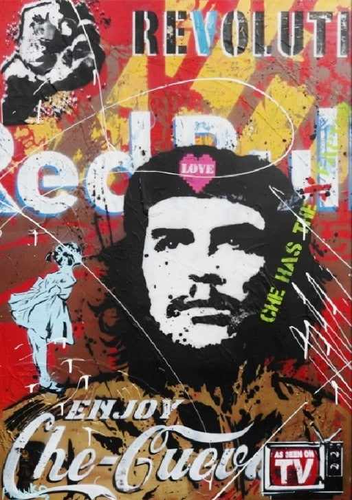 Urban Pop Che Guevara Graphic T-Shirt - Vintage Revolution Style - Perfect for Casual Wear & Street Fashion