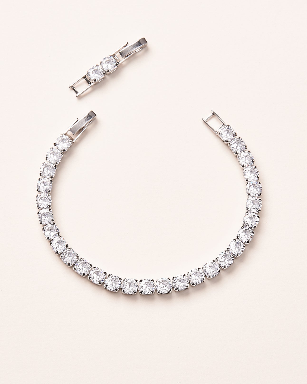 Presley CZ Bracelet for Women - Elegant Cubic Zirconia Tennis Bracelet, Dainty & Sparkling Jewelry Gift for Her - Perfect for Parties, Weddings & Special Occasions