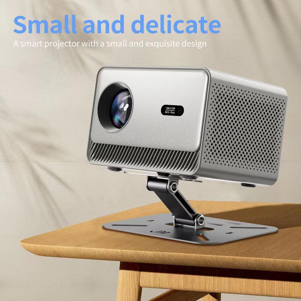 XoTiq Smart 4K Projector with Auto Focus - Portable Full HD 1080P & 4K Support - Short Throw Home Theater Projector for Movies, Gaming, Outdoor Camping & Travel Entertainment