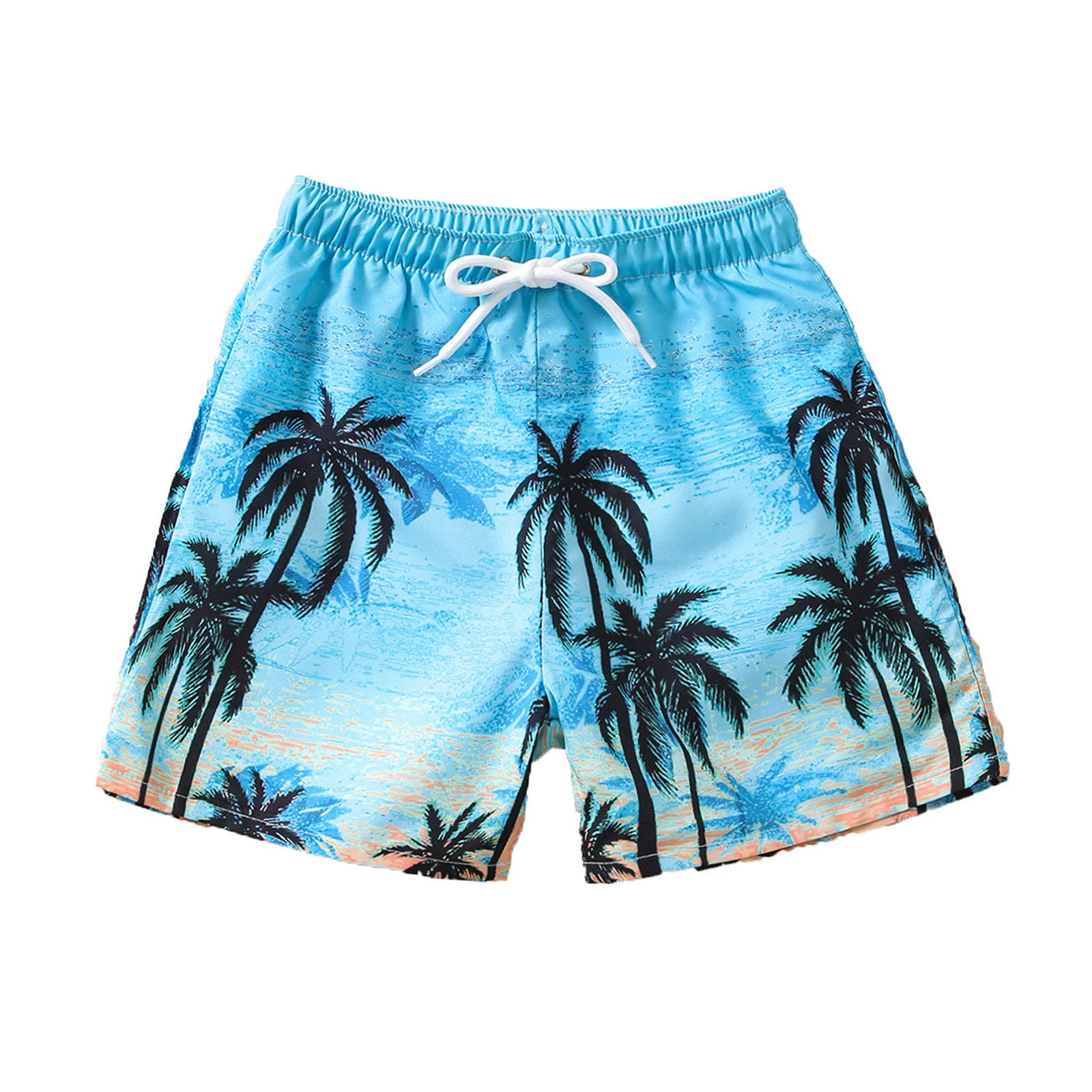 Cartoon Print Boys Swim Trunks - Quick Dry Toddler Swim Shorts for Kids & Infants | Beach, Pool & Water Play Outfit