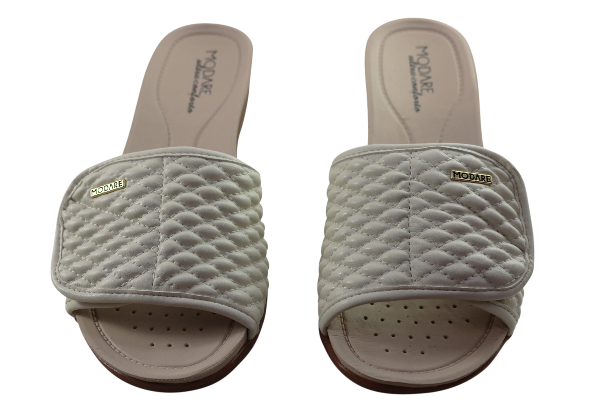 Modare Ultra Comfort Jacinda Women's Adjustable Slide Sandals - Lightweight & Cushioned for Walking, Beach, Pool & Home Use