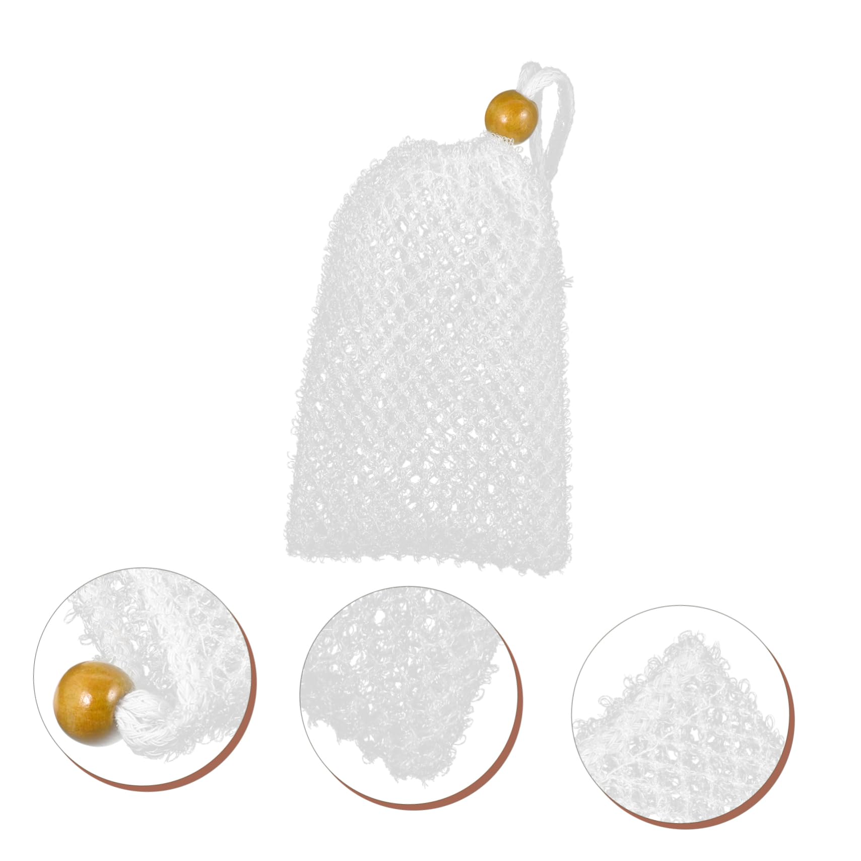 Veemoon Exfoliating Soap Pouch - 1PC Nylon Mesh Shower Sponge Bag for Bath & Travel | Soap Saver Organizer for Lathering & Deep Cleansing | Perfect Shower Accessory for Refreshing Skin Care at Home or Gym