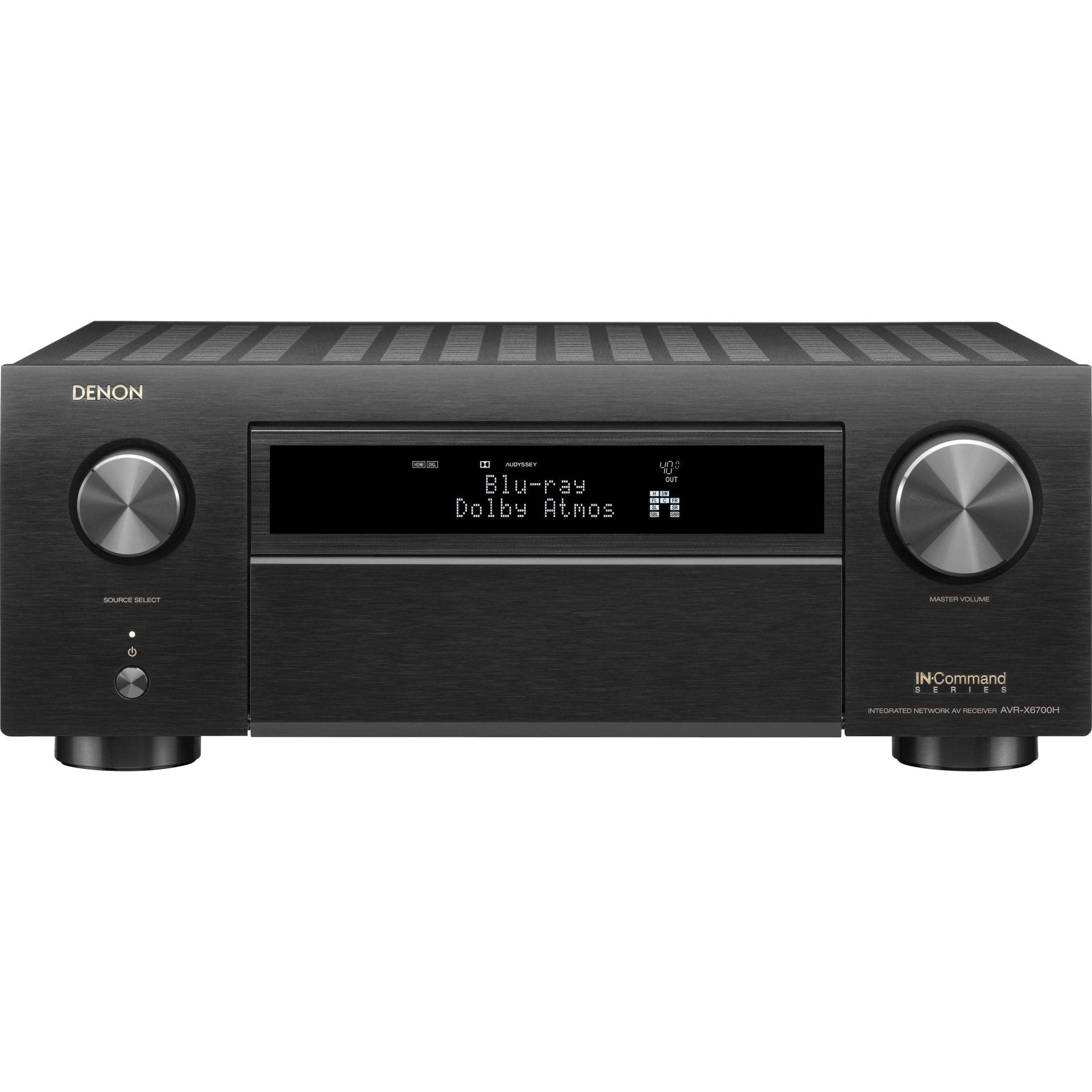 Denon AVR-X6700H 8K Ultra HD 11.2 Channel AV Receiver with Dolby Atmos, IMAX Enhanced & Alexa Voice Control - Perfect for Home Theater & Gaming Setup