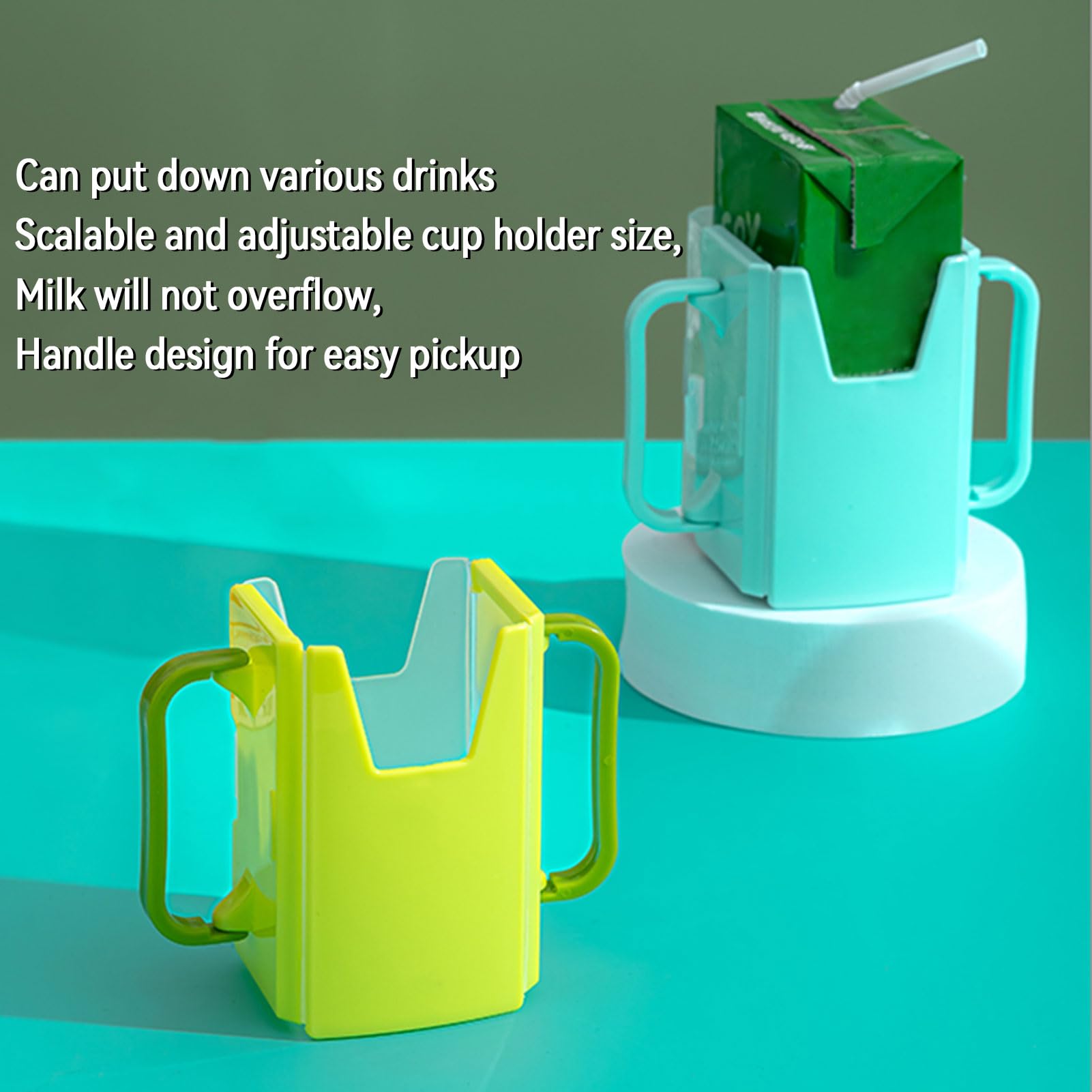 2-Pack Juice Box Holder for Toddlers - Squeeze-Proof Baby Juice Bag & Food Pouch Holder - Leak-Proof Drinking Bottle & Milk Box Carrier for Kids - Perfect for Daycare, Travel, and On-the-Go Snacks