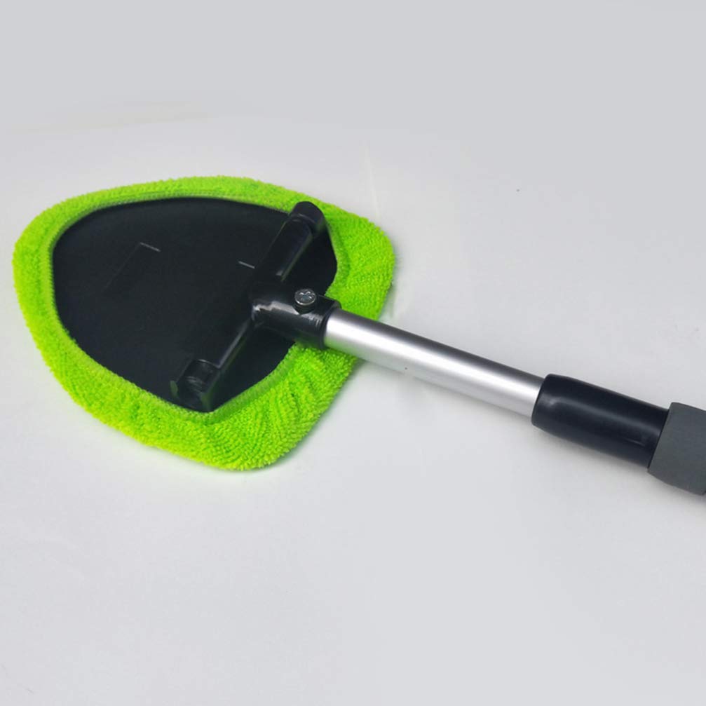 Wakauto Microfiber Car Window Cleaning Kit - 1 Set Includes Scrub Brush, Towel & Windshield Cleaner for Car Wash & Auto Detailing | Perfect for Windows, Mirrors & Interior Parts Cleaning