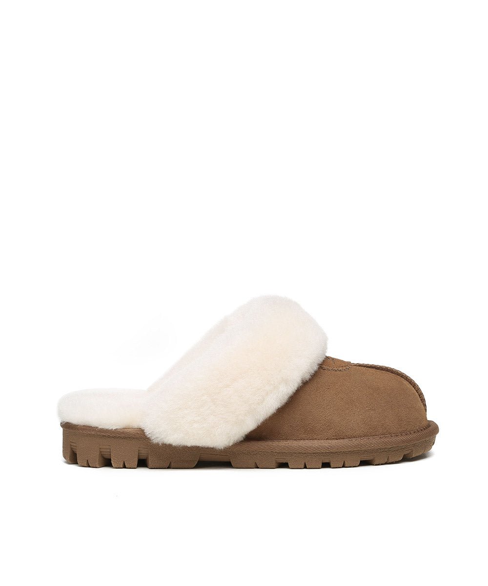 Men's UGG Scuff Slippers - Cozy Indoor/Outdoor House Shoes for Winter Comfort - Perfect for Lounging at Home, Running Errands & Cold Weather Wear