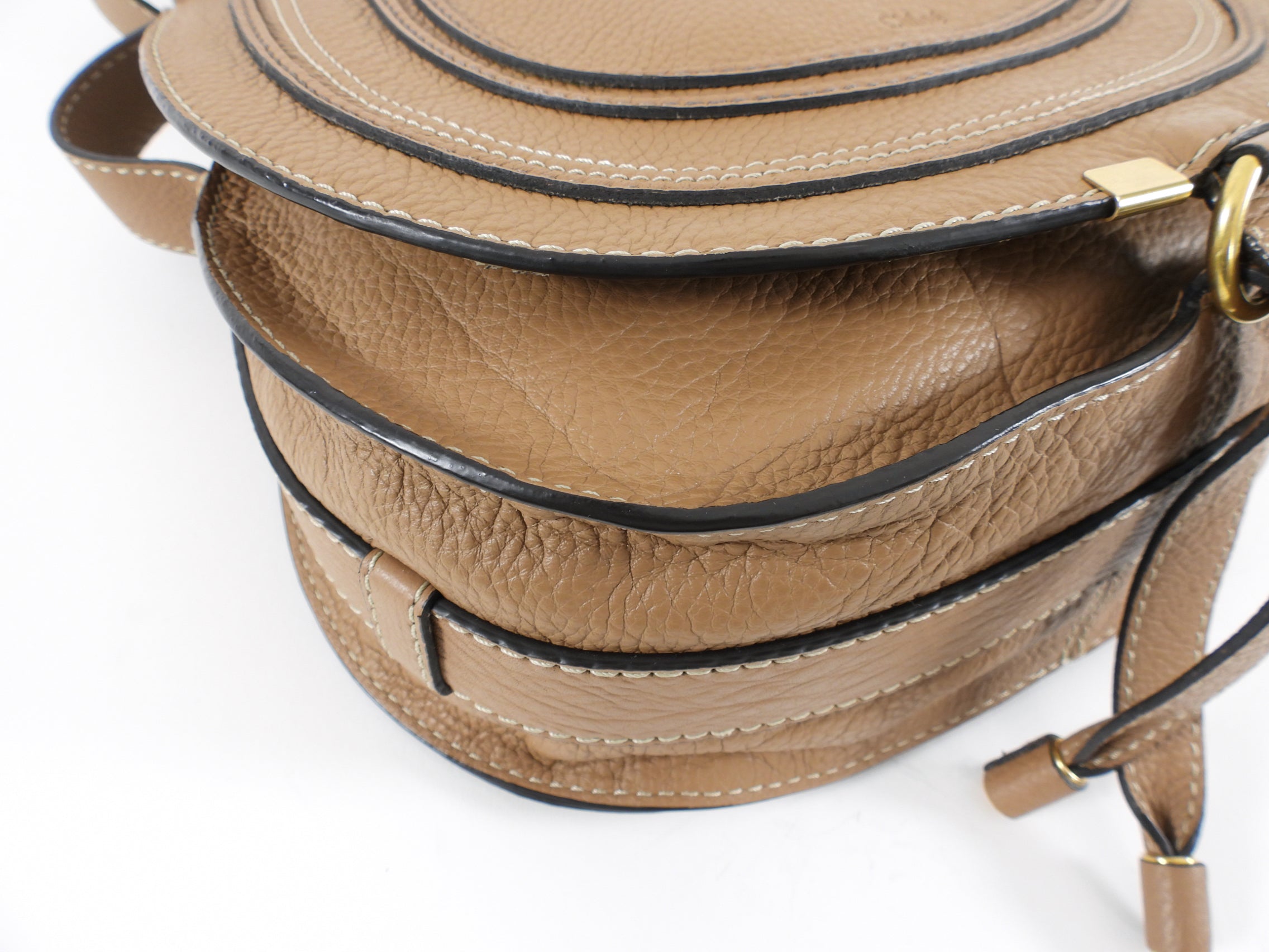 Chloe Marcie Crossbody Bag in Nut Brown - Stylish Leather Shoulder Bag for Women, Perfect for Daily Use, Travel & Shopping