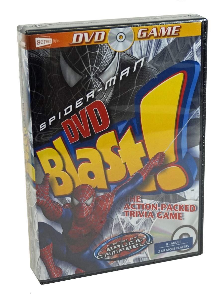 Spider-Man Blast DVD Trivia Game - Fun Family Movie Night Activity for Marvel Fans & Kids