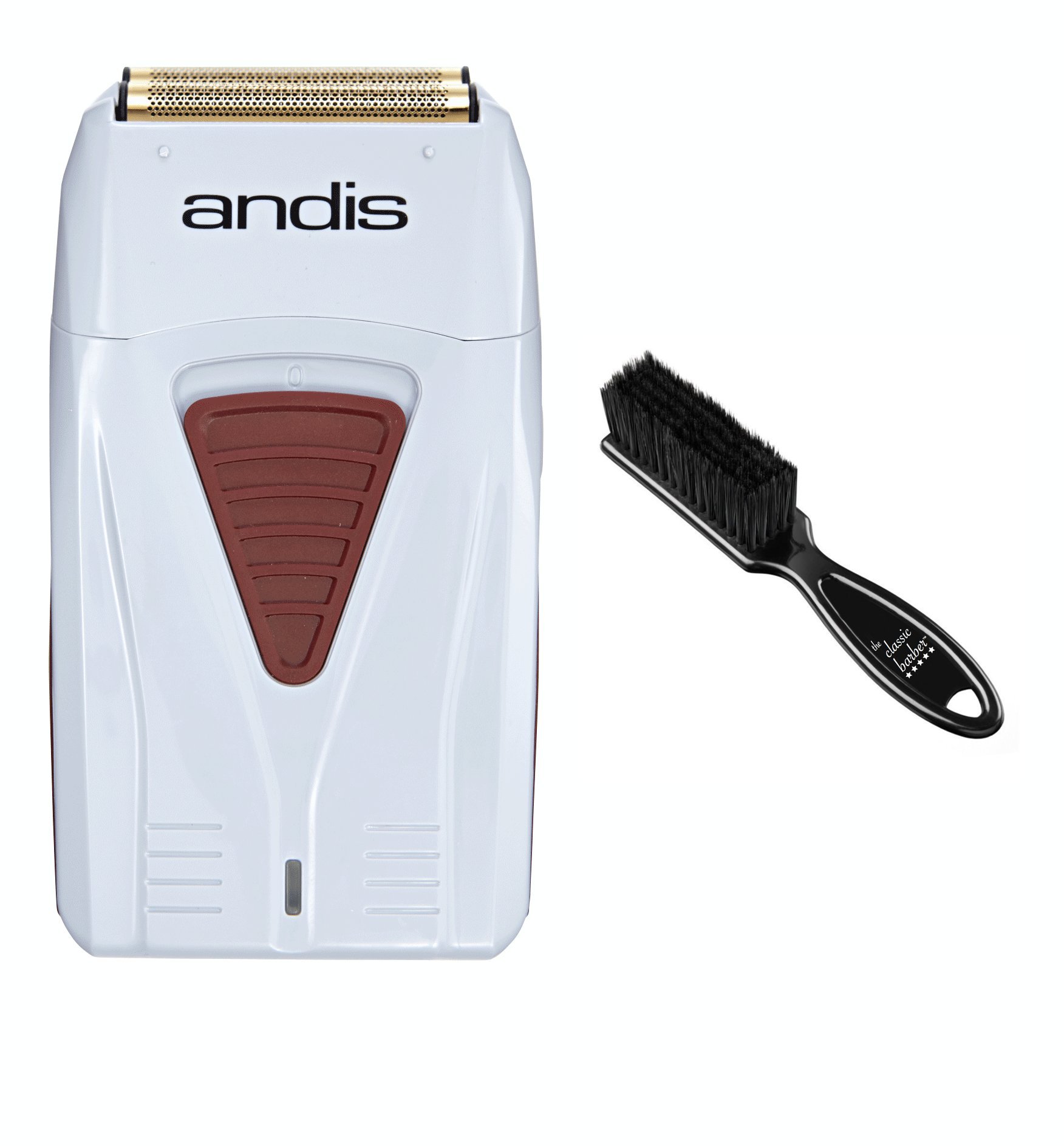 Andis 17150 Hypo-Allergenic Profoil Lithium Shaver & Barber Blade Brush - Professional Cordless Electric Shaver for Men with Precision Foil Technology - Perfect for Home Grooming, Travel & Barber Shops