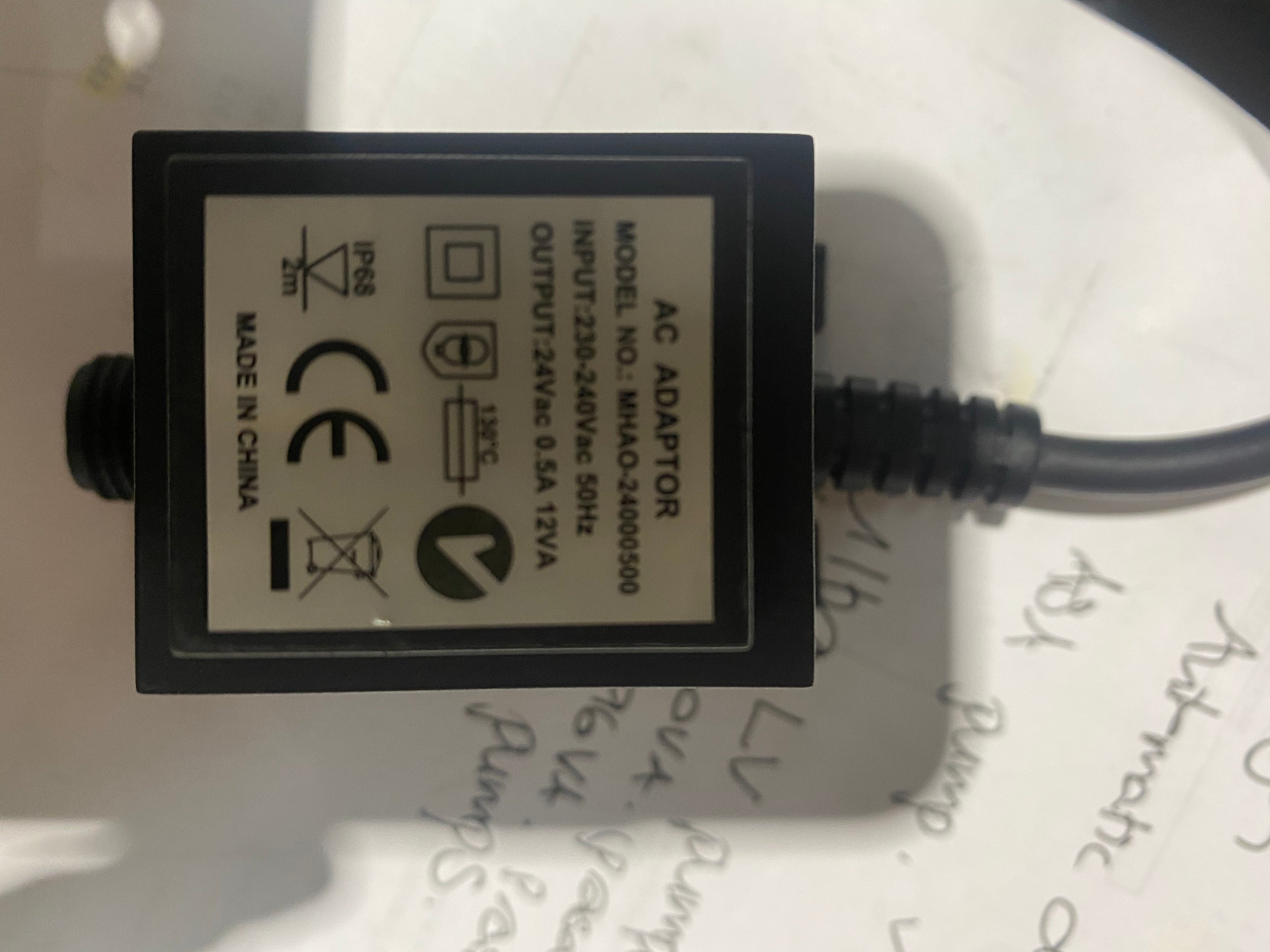 24V Transformer for 680LPH Statuary Pump - Power Supply for Outdoor Water Fountains, Garden Ponds & Decorative Water Features