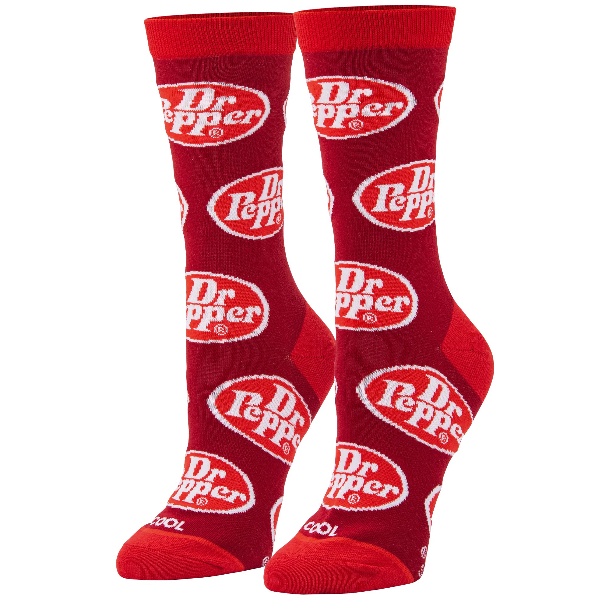 Dr. Pepper Retro Print Novelty Socks for Men & Women - Fun Gift Idea for Soda Lovers - Perfect for Casual Wear, Cosplay & Collectors