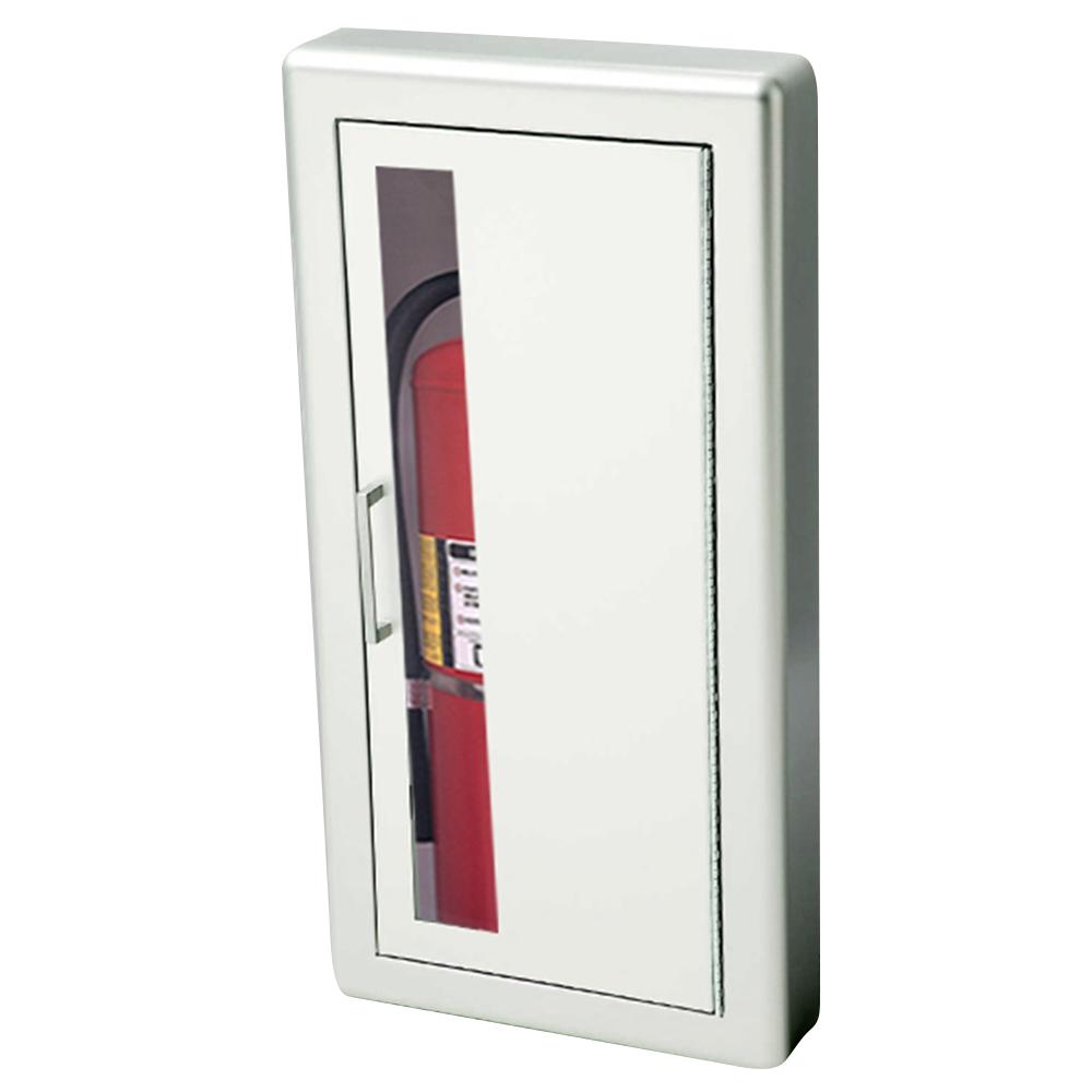 JL Industries 1027V10 Academy Fire Extinguisher Cabinet - Vertical Duo with Pull Handle for Schools, Offices & Commercial Buildings - Fire Safety Storage Solution