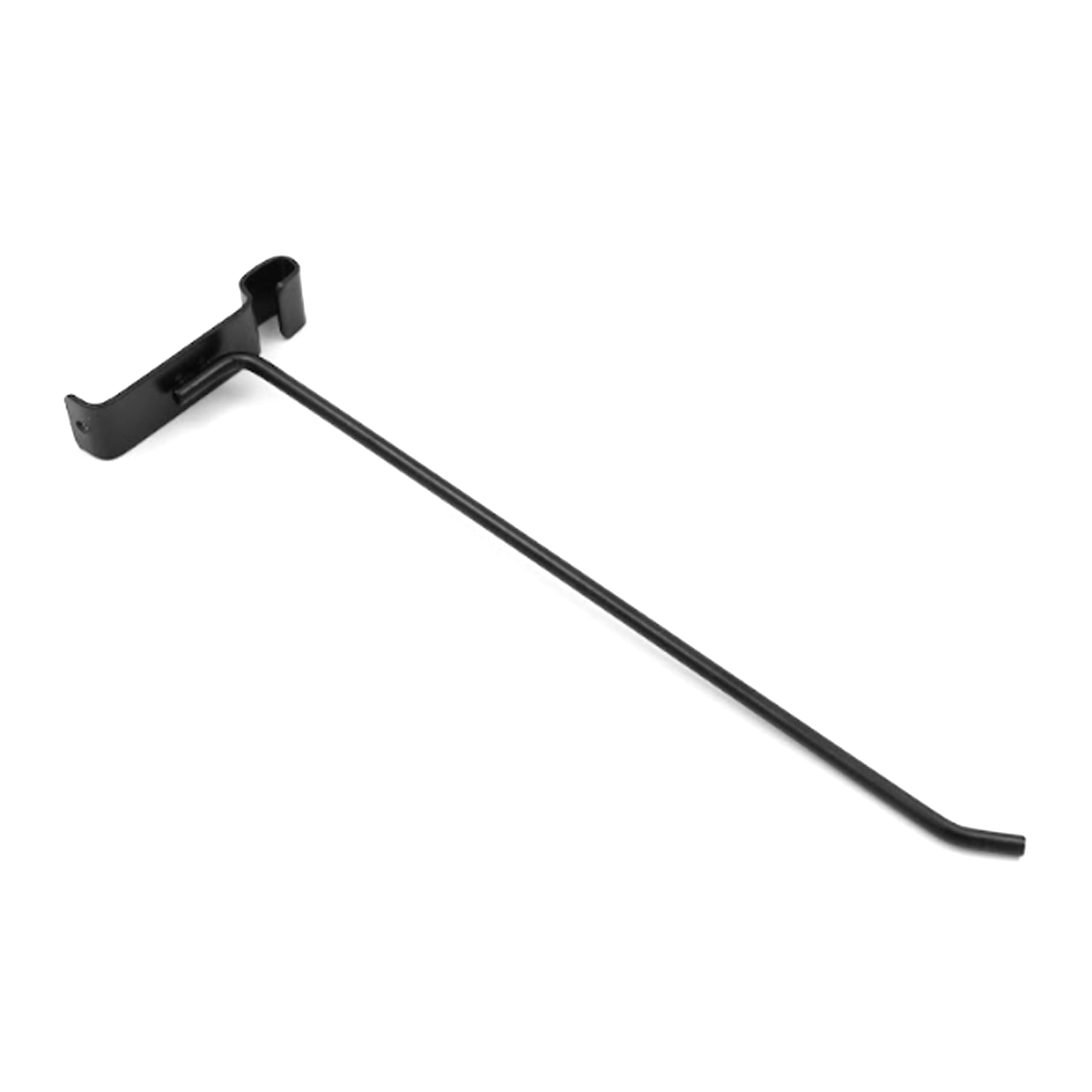 SSWBasics 12 Inch Black Peg Hooks for Wire Grid - Pack of 50 - Heavy Duty Gridwall Hooks for Retail Display, Clothing Racks & Store Organization - Perfect for Boutiques, Trade Shows & Home Storage