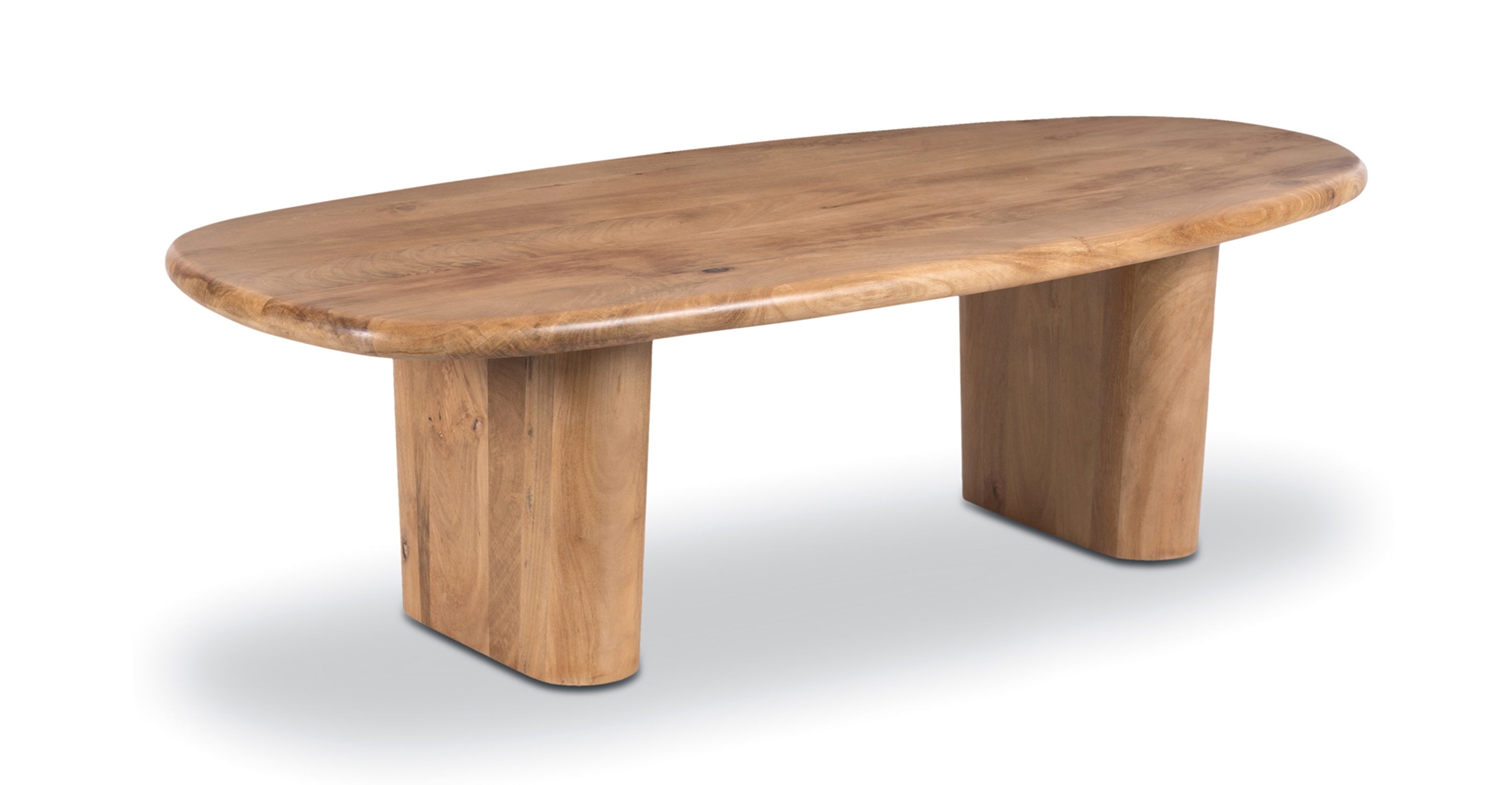 Modern Round Coffee Table - Solid Wood Living Room Furniture for Home Decor | Perfect for Small Spaces, Apartments & Cozy Living Rooms