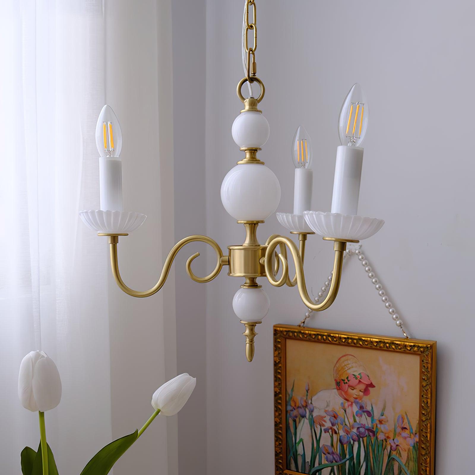 Carlita Chandelier - Elegant Crystal Ceiling Light Fixture for Dining Room, Living Room & Bedroom | Modern Home Decor Lighting