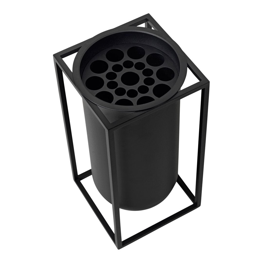 Soren Lassen Kubus Vase Lolo by Lassen - Modern Geometric Glass Vase for Home Decor, Wedding Centerpiece & Scandinavian Interior Design