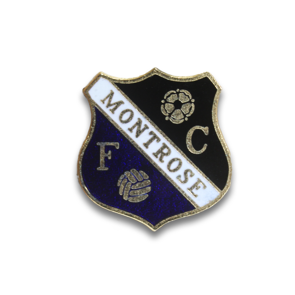 Vintage Montrose FC Old Pin Badge - Collectible Football Club Enamel Lapel Pin for Fans, Memorabilia & Gifts - Perfect for Jerseys, Hats, Bags & Display Cases