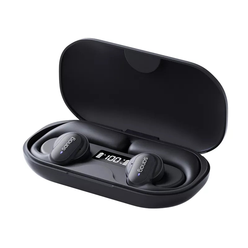Sanag Z30S Pro Wireless Bluetooth Headphones - Open Ear Air Conduction Sport Headset with Ear Hook, HD Sound & IPX7 Waterproof - Perfect for Running, Cycling & Workouts