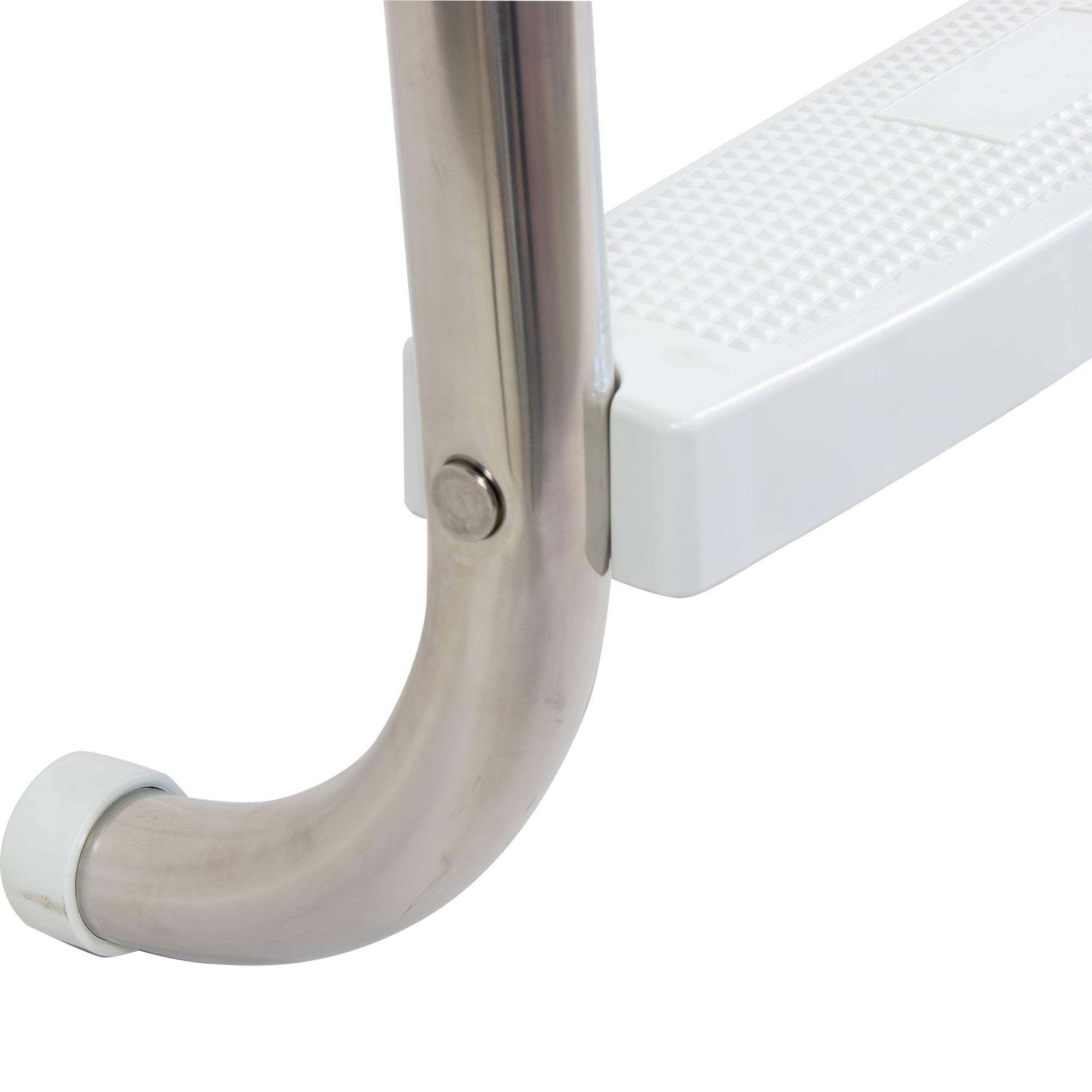 Doheny's 3-Tread Stainless Steel Pool Ladder for In-Ground Pools | Heavy Duty, Corrosion Resistant | Perfect for Residential & Commercial Swimming Pools