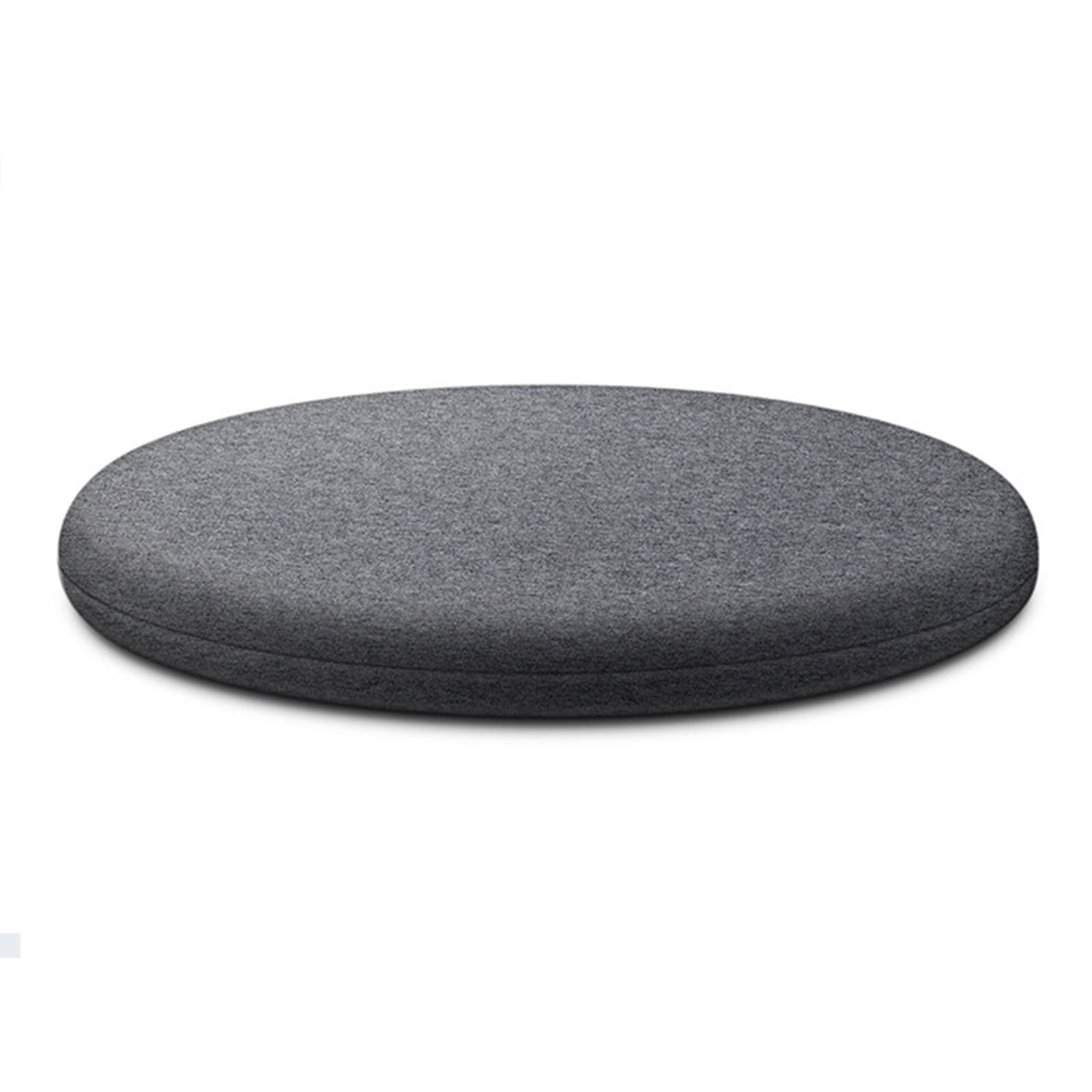 ZTGL Round Memory Foam Seat Cushion - 6 Pack Slow Rebound Chair Pads with Removable Washable Cover - Soft Comfortable Stool Cushions for Office, Dining, or Car (Dark Gray, 45cm) - Perfect for Home, Work & Travel Use