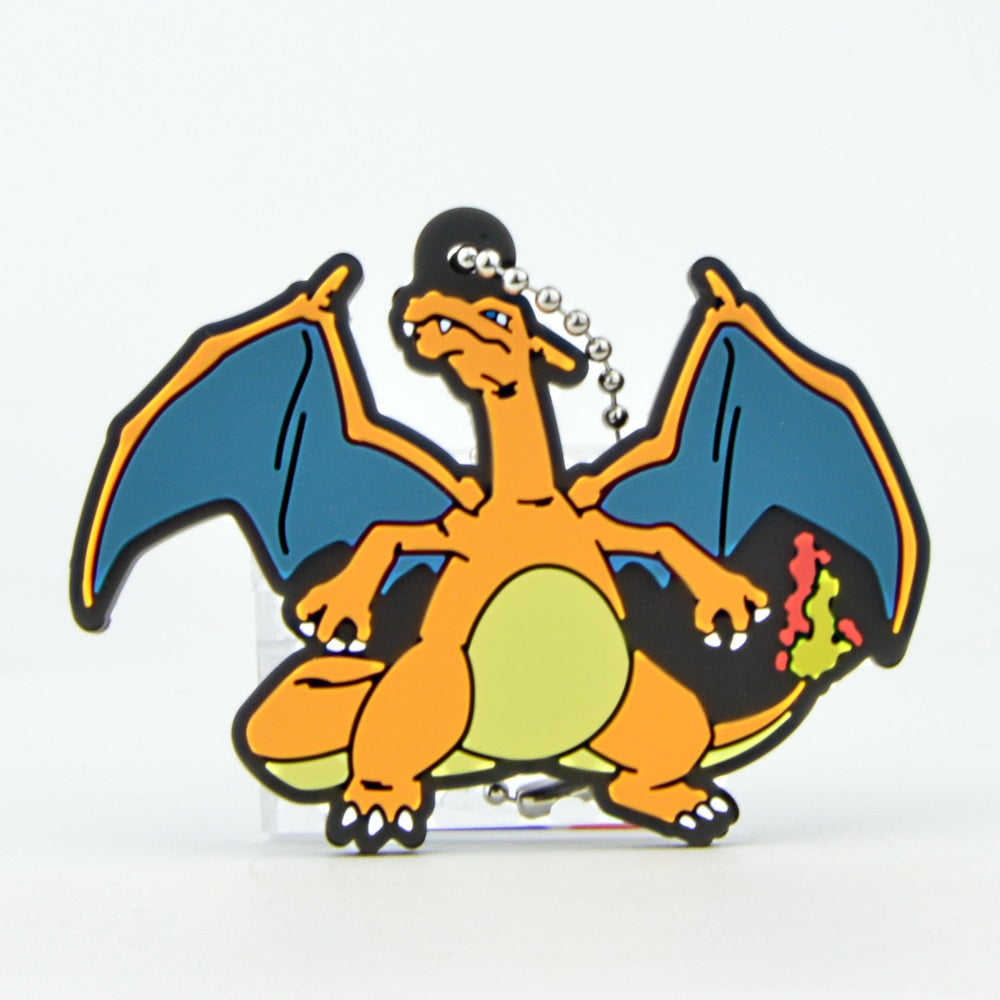 **Bandai Series 4 Pokemon Rubber Mascot Keychain - Cute Collectible for Backpacks, Gifts & Anime Fans**