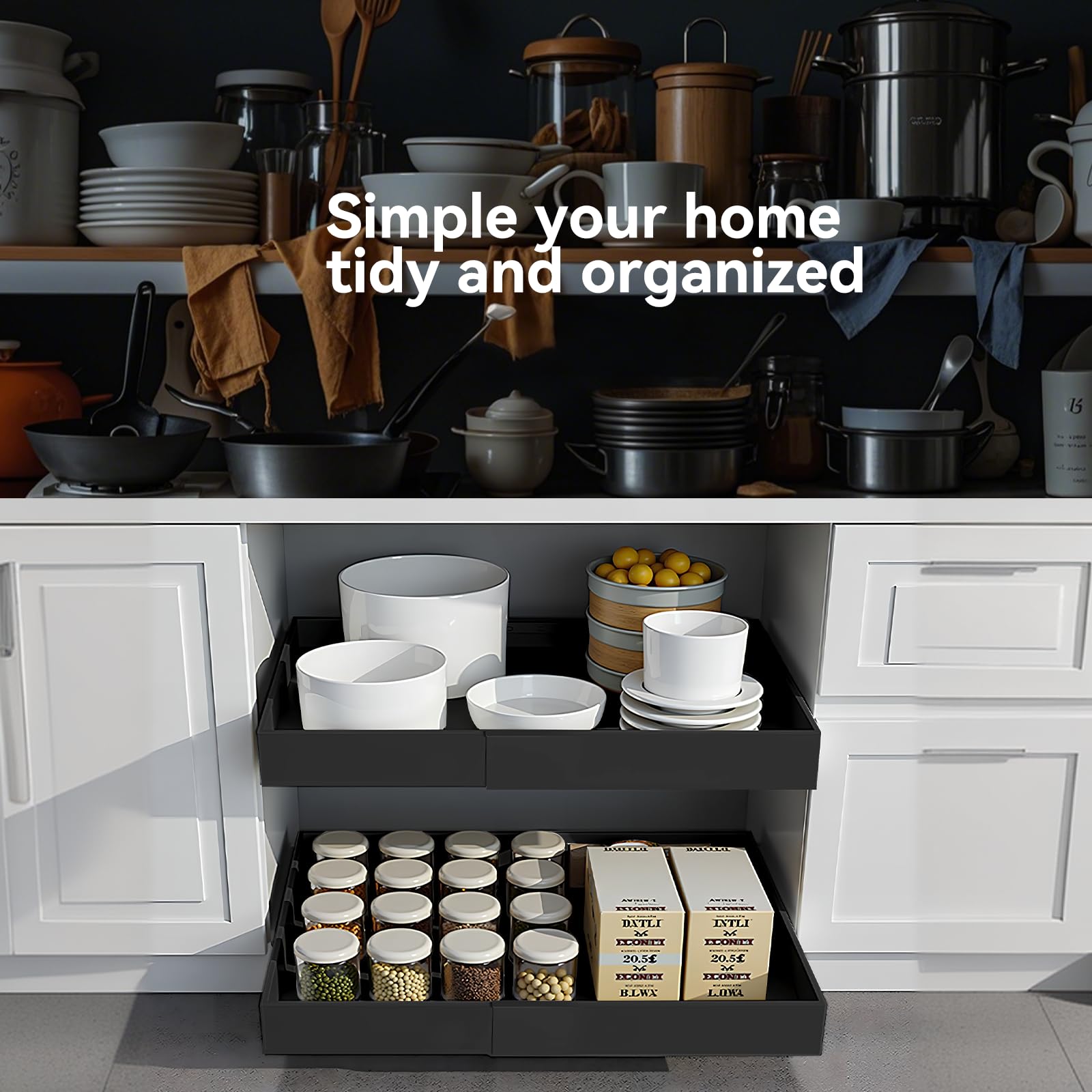 Expandable Pull Out Cabinet Organizer (12
