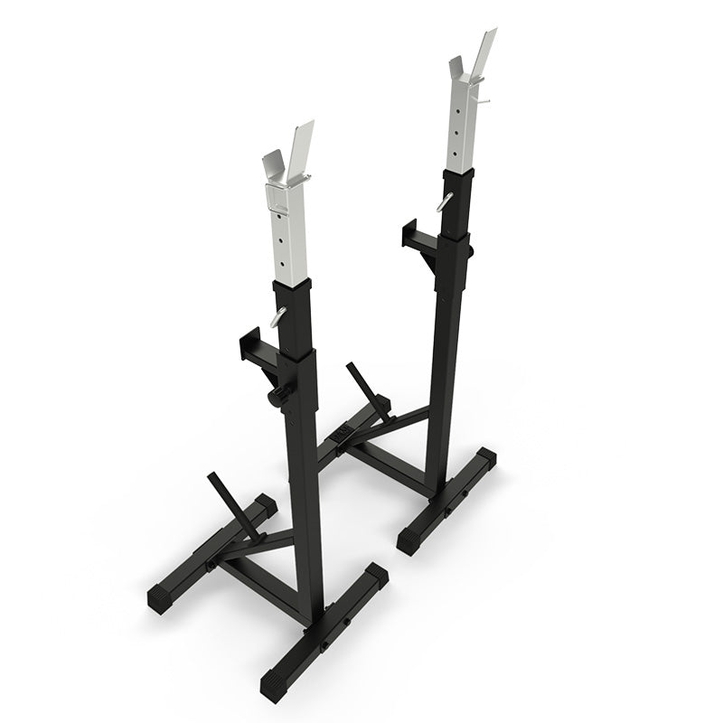 Adjustable Squat Stand for Home Gym - Heavy Duty Power Rack for Weightlifting & Strength Training - Perfect for Squats, Bench Press, and Deadlifts in Small Spaces