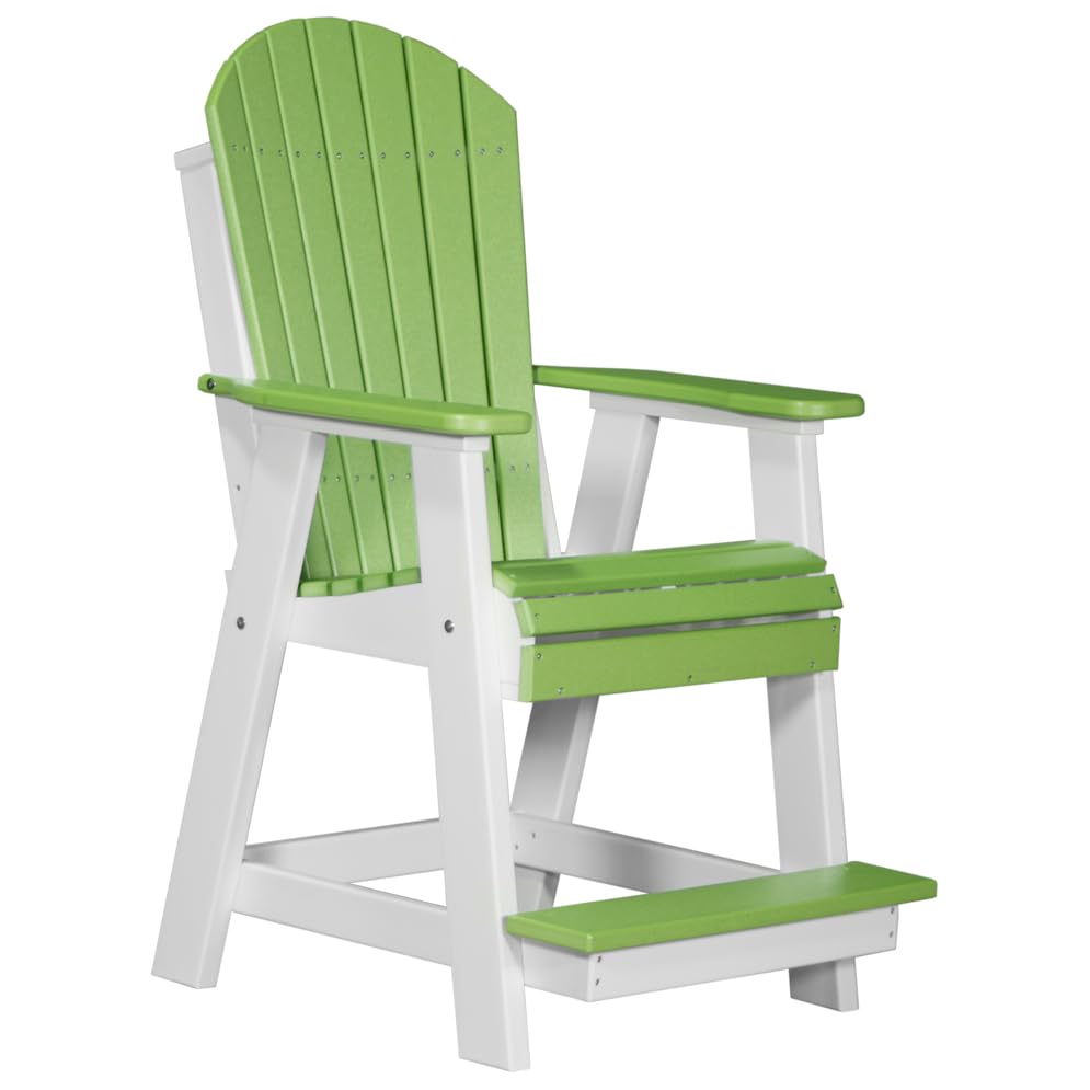 Lime Green & White