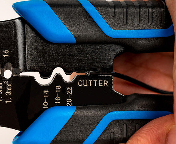 Professional Electric Lug and Terminal Crimper Tool for Electrical Wiring - Perfect for DIY, Auto Repair, and Industrial Applications