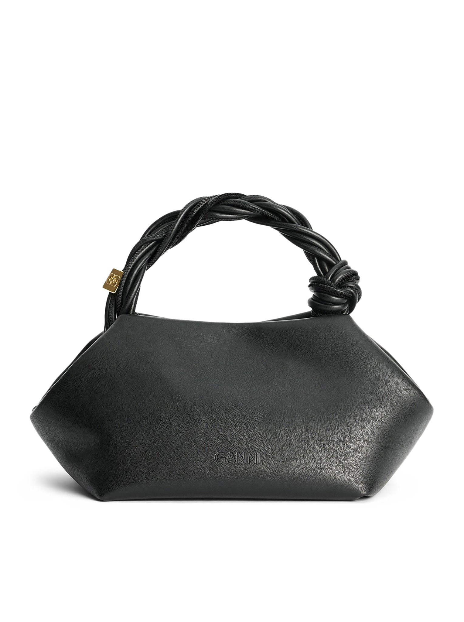 BLACK GANNI BOU BAG - Stylish Leather Shoulder Bag for Women | Perfect for Work, Travel & Evening Out