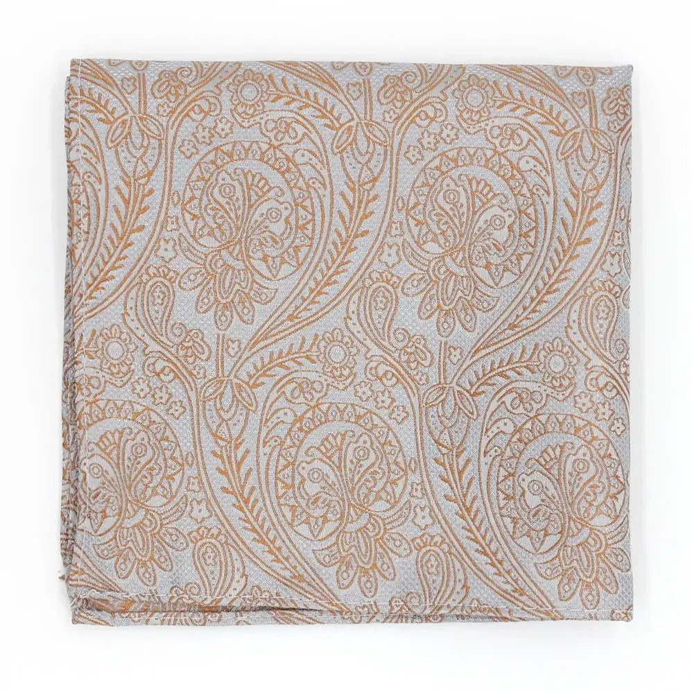 LA Smith Paisley Lace Woven Hank - Elegant Handkerchief for Weddings, Prom & Special Occasions