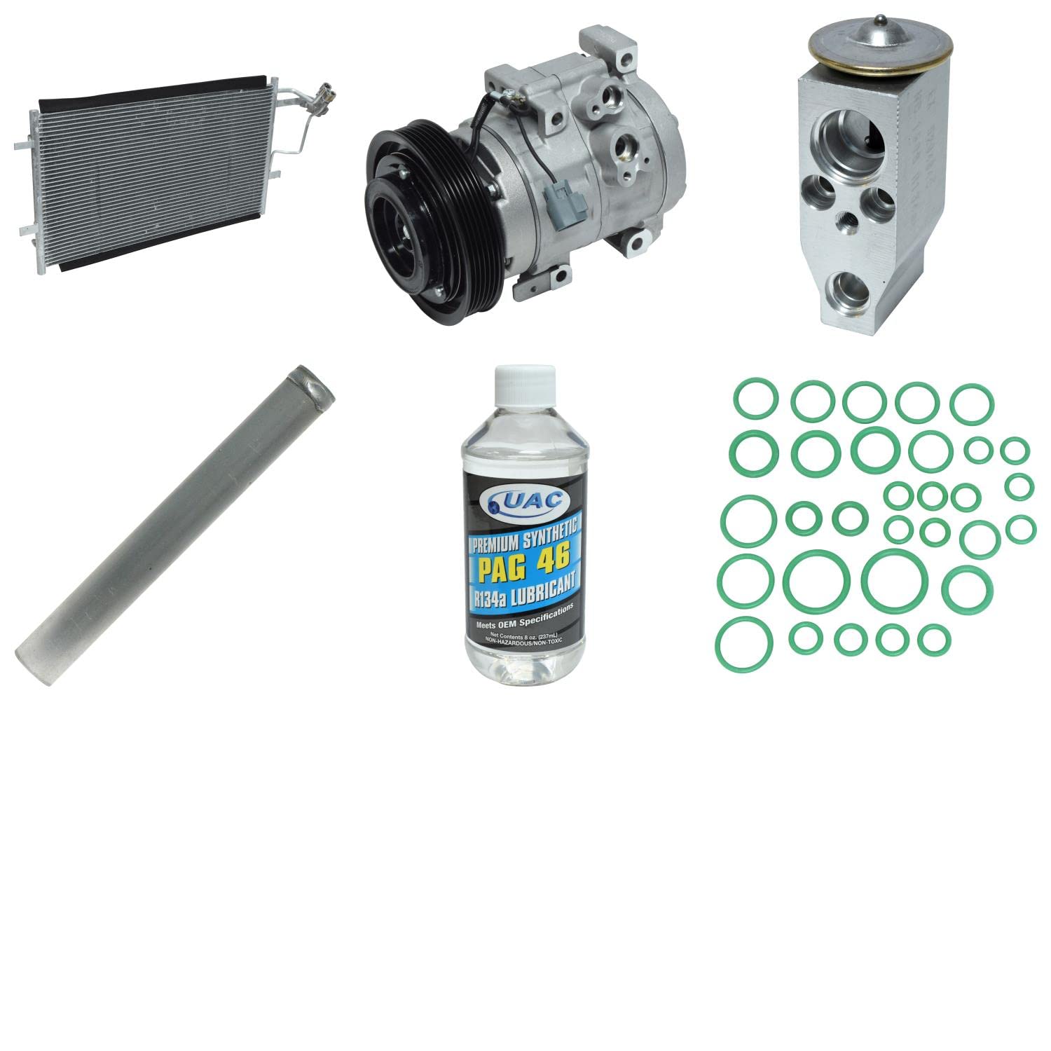 HVAC A/C Compressor and Condenser Replacement Kit - Compatible with [Vehicle Models] - Perfect for Car AC Repair & Maintenance