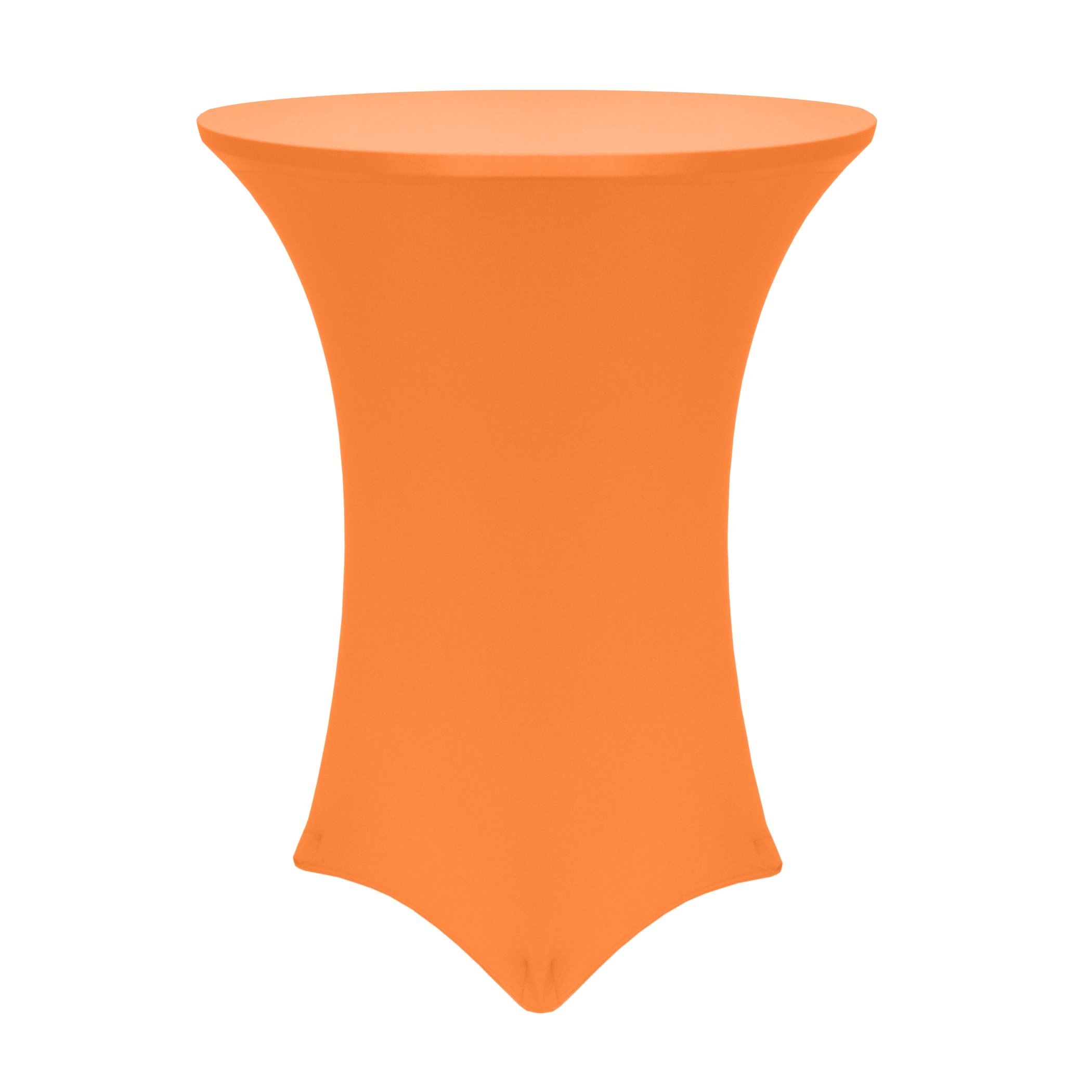 ULTIMATE TEXTILE - 55 Pack Stretch Elastic Spandex Tablecloths 30-36 Inch Round for Cocktail Tables (Fits 42
