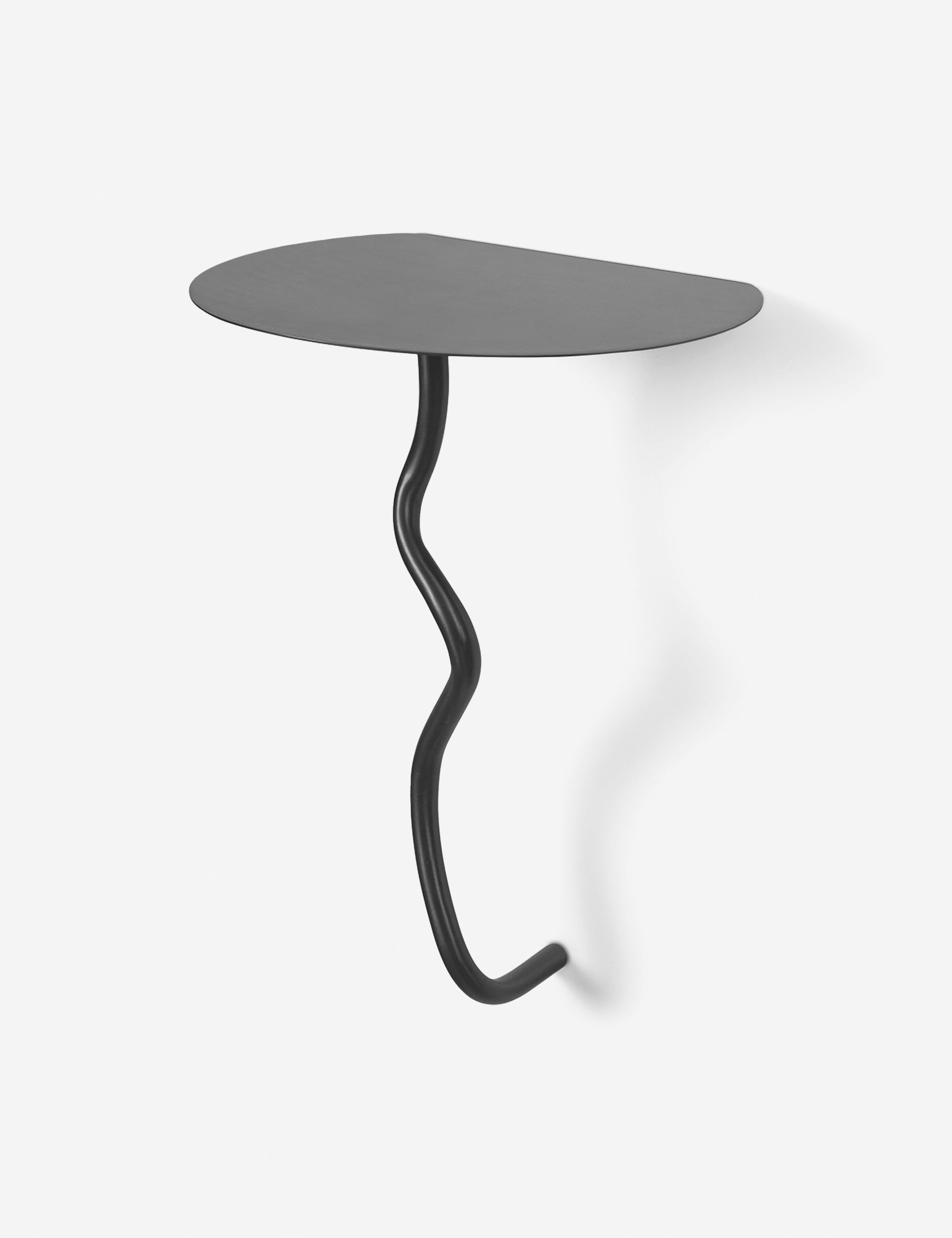 Ferm Living Curvature Wall Table - Modern Floating Shelf for Small Spaces | Perfect for Living Room, Bedroom, or Entryway Decor