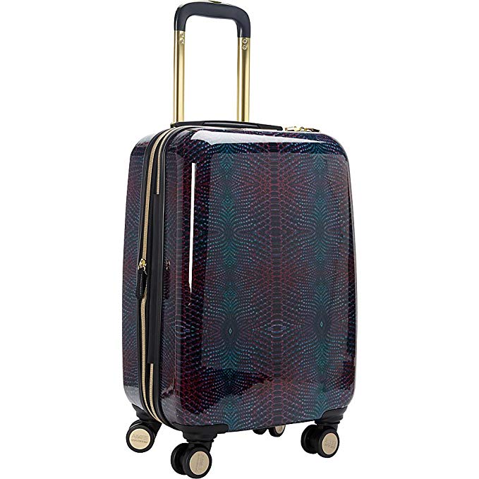 Aimee Kestenberg Women's Ivy 28 ABS with PC 8-Wheel Upright Suitcase - Python Print Luxury Luggage for Business Travel & Vacation