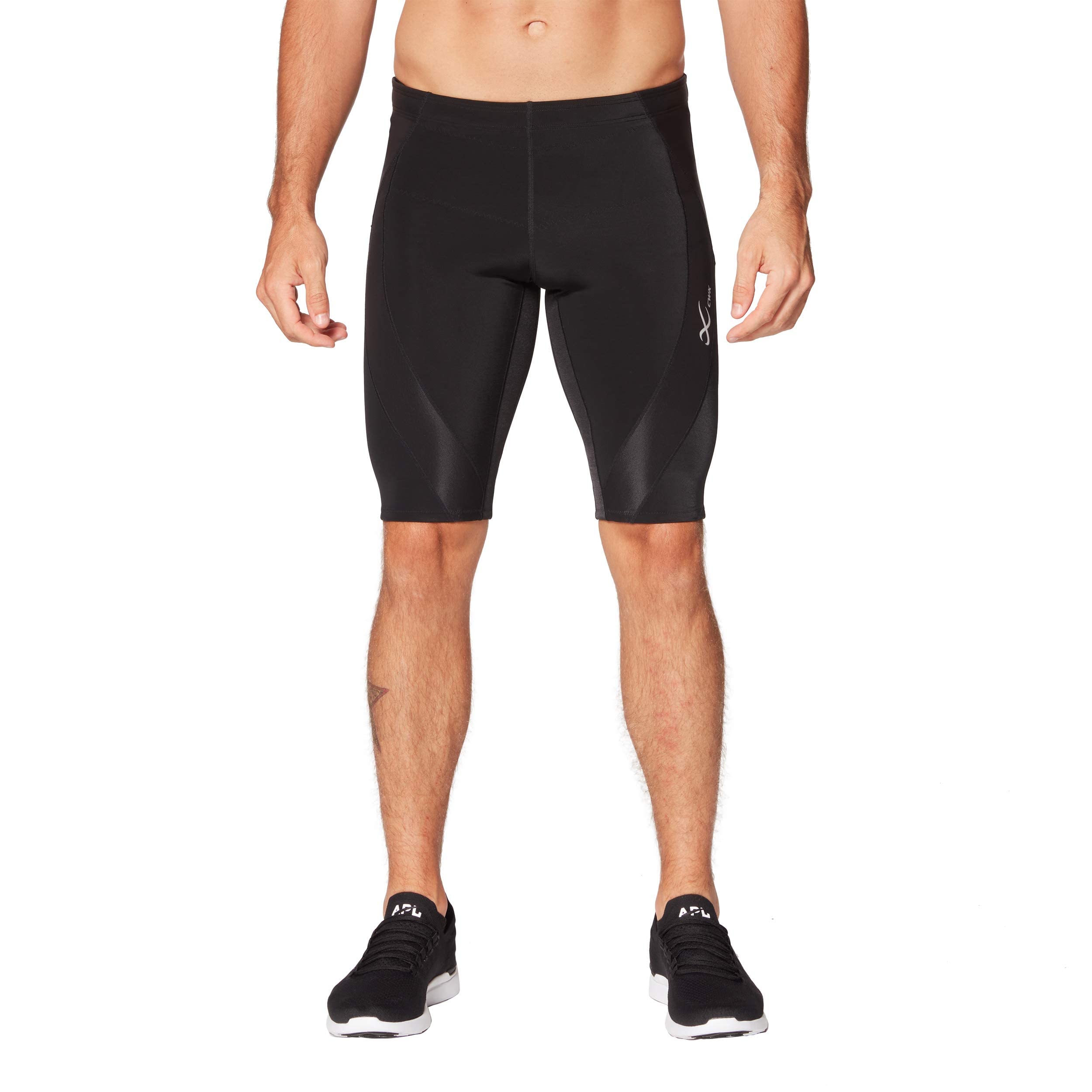 CW-X Men's Endurance Generator Compression Shorts - Muscle & Joint Support for Running, Cycling & Workouts - High Performance Athletic Shorts for Active Men