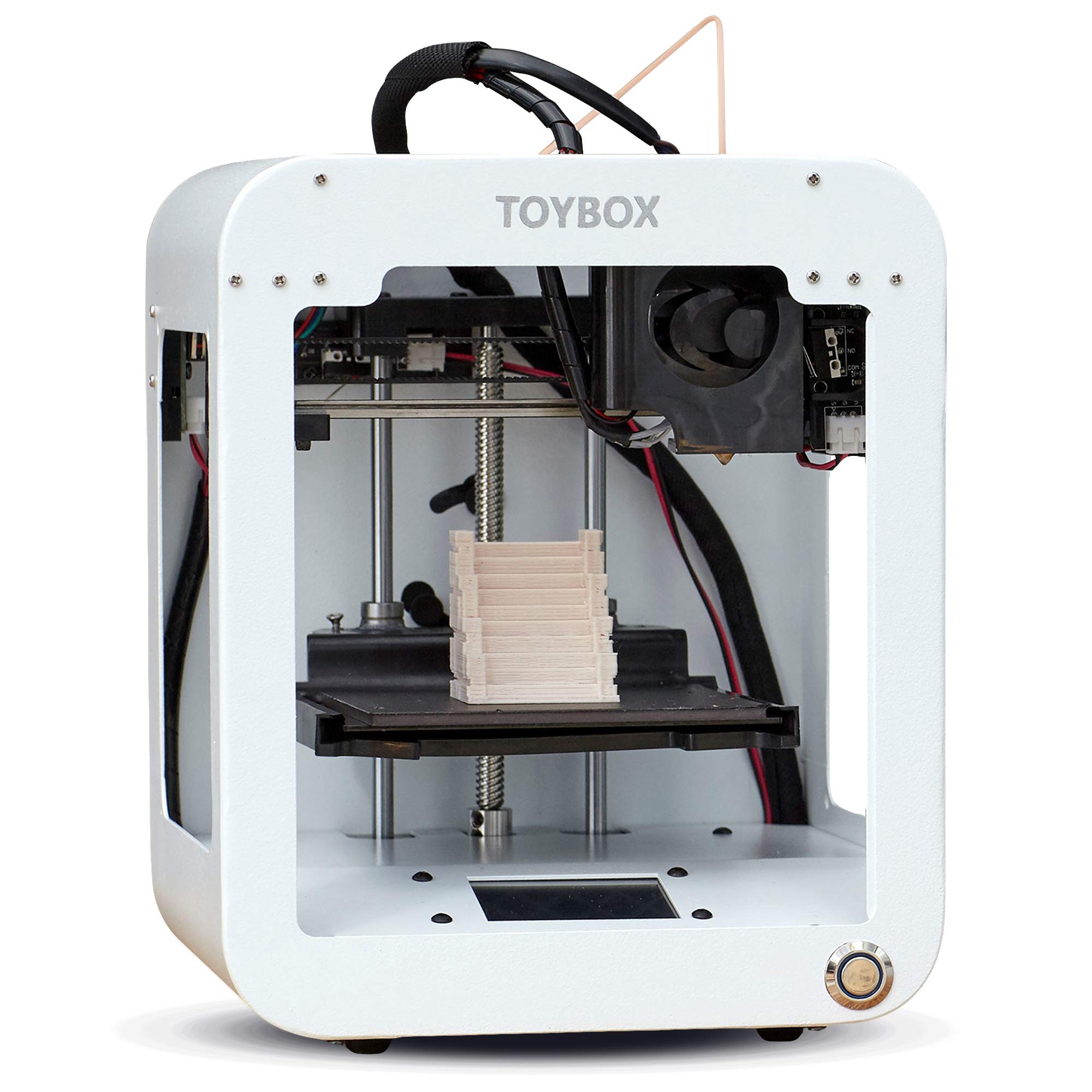 Toybox 3D Printer for Kids - Easy 1-Touch Operation with Coconut Food Starter Bundle | STEM Learning Toy for Children's Creativity & Fun DIY Projects at Home