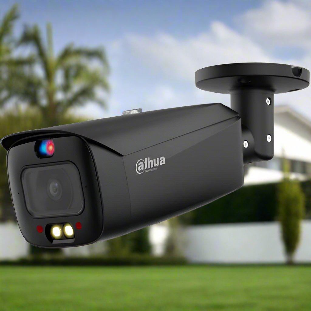 Dahua 8MP Tioc Acupick Bullet Security Camera - Outdoor Fixed Surveillance, DH-IPC-HFW3849T1-AS-PV-ANZ-S2 (Black) - Ideal for Home Security, Business Monitoring & Night Vision Surveillance